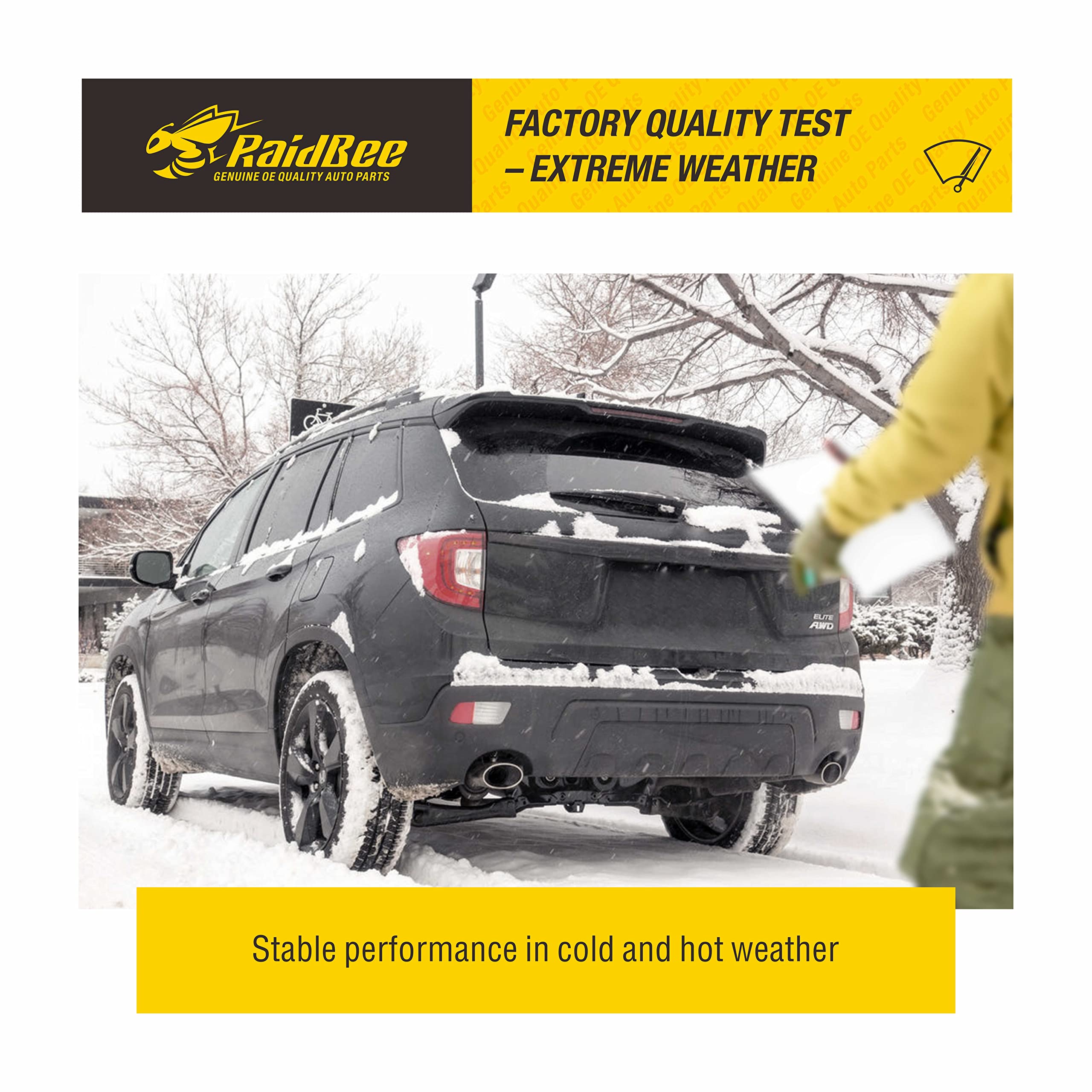 Raidbee Oem Windshield Wipers,Wiper Blades Replacement For Kia Sorento 11-15,Soul 10-20,Ev 15-19 Beam And Rear Windshield Wipers