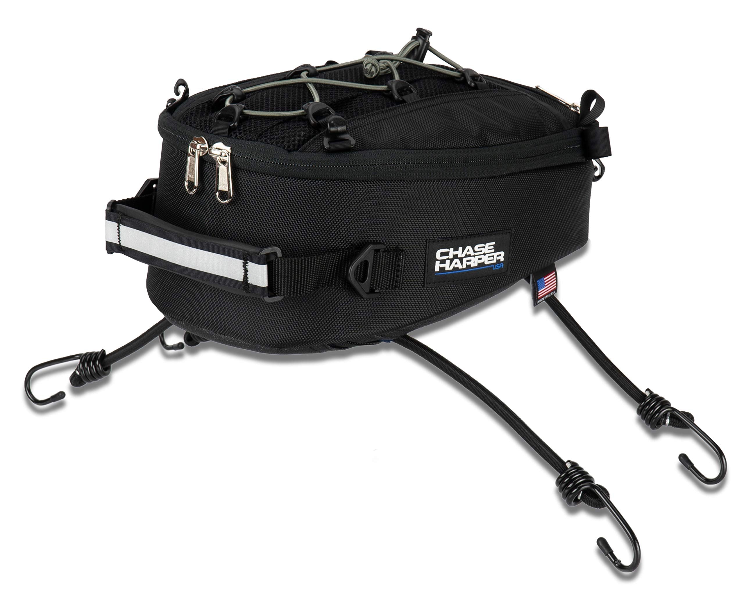 Chase Harper USA 450 Tail Bag - Water-Resistant, Tear-Resistant, Industrial Grade Ballistic Nylon with Adjustable Bungee Mountin