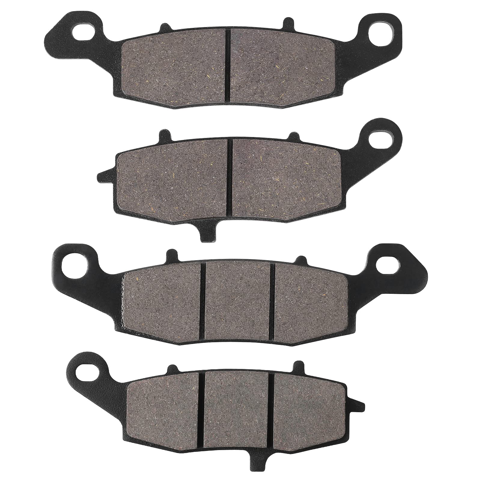 Sollon Front And Rear Brake Pads For Kawasaki Vn900 Vulcan Classic/Classic Lt 2006-2014, Vn900 Vulcan Custom 2007-2014, Vn1500 1