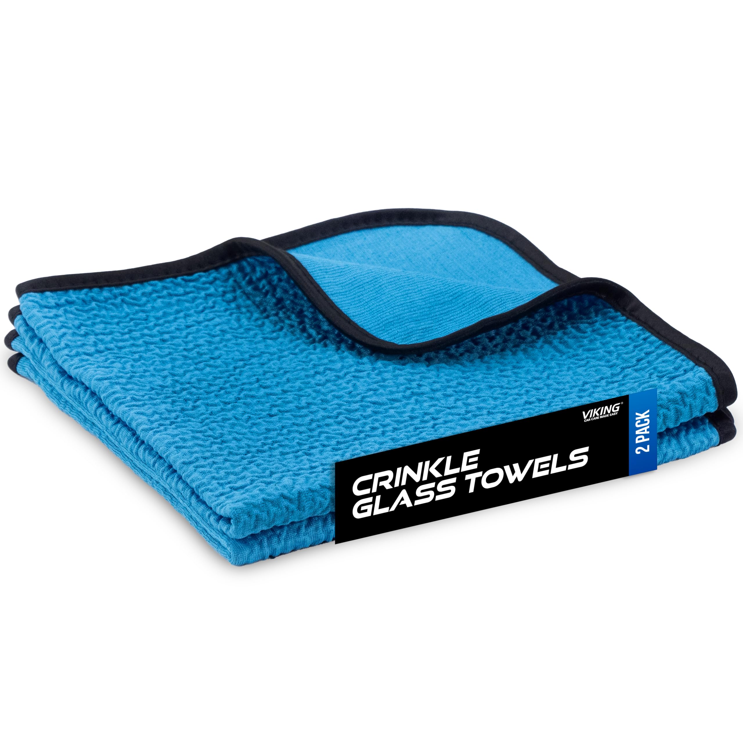 Viking Glass Microfiber Cleaning Cloth For Car And Home, Glass Towels For Mirror, And Picture Frames, And Car Detailing Kit, 16