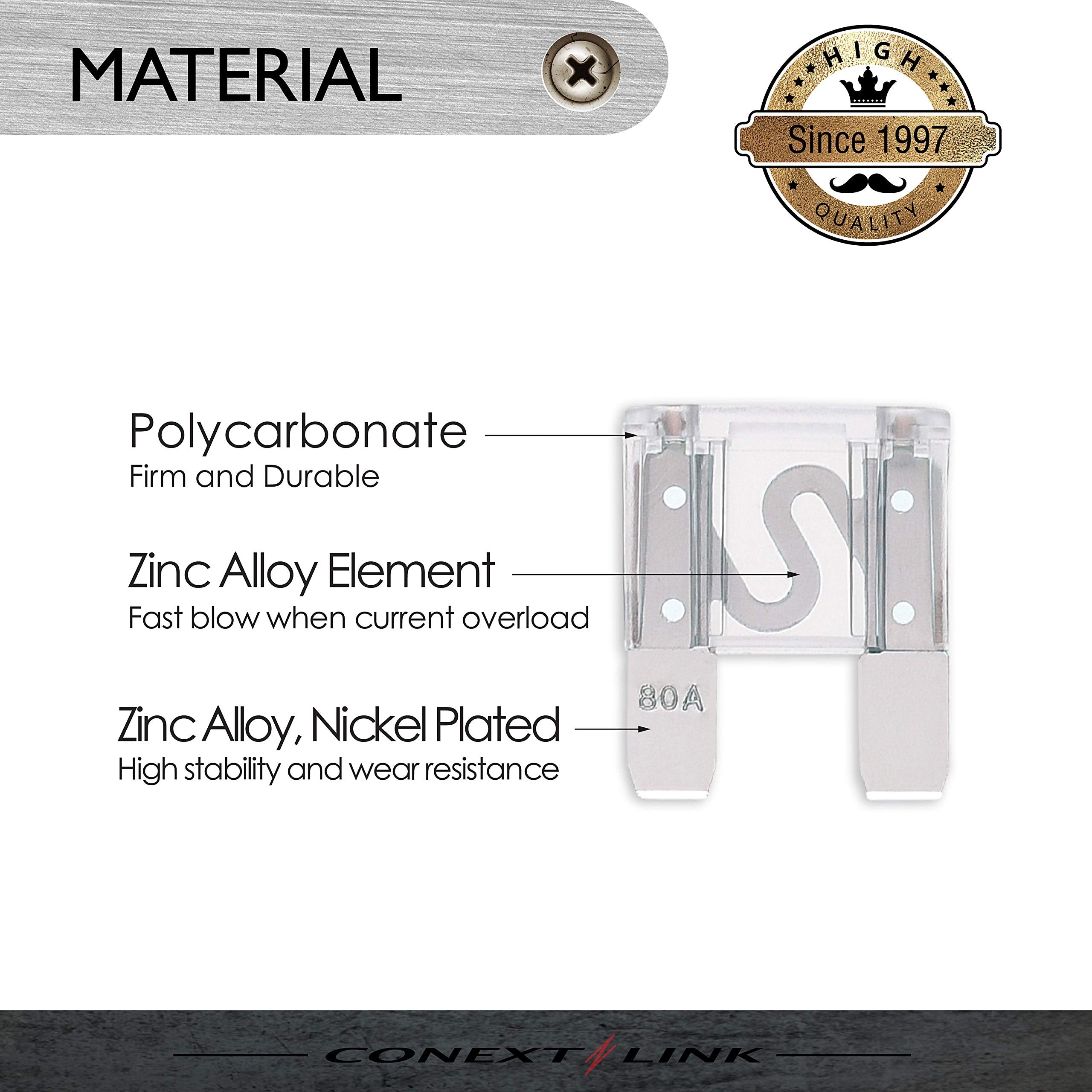 Conext Link Maxi80-10 Nickel 80 Amp Maxi Fuse 10 Pack (14296)