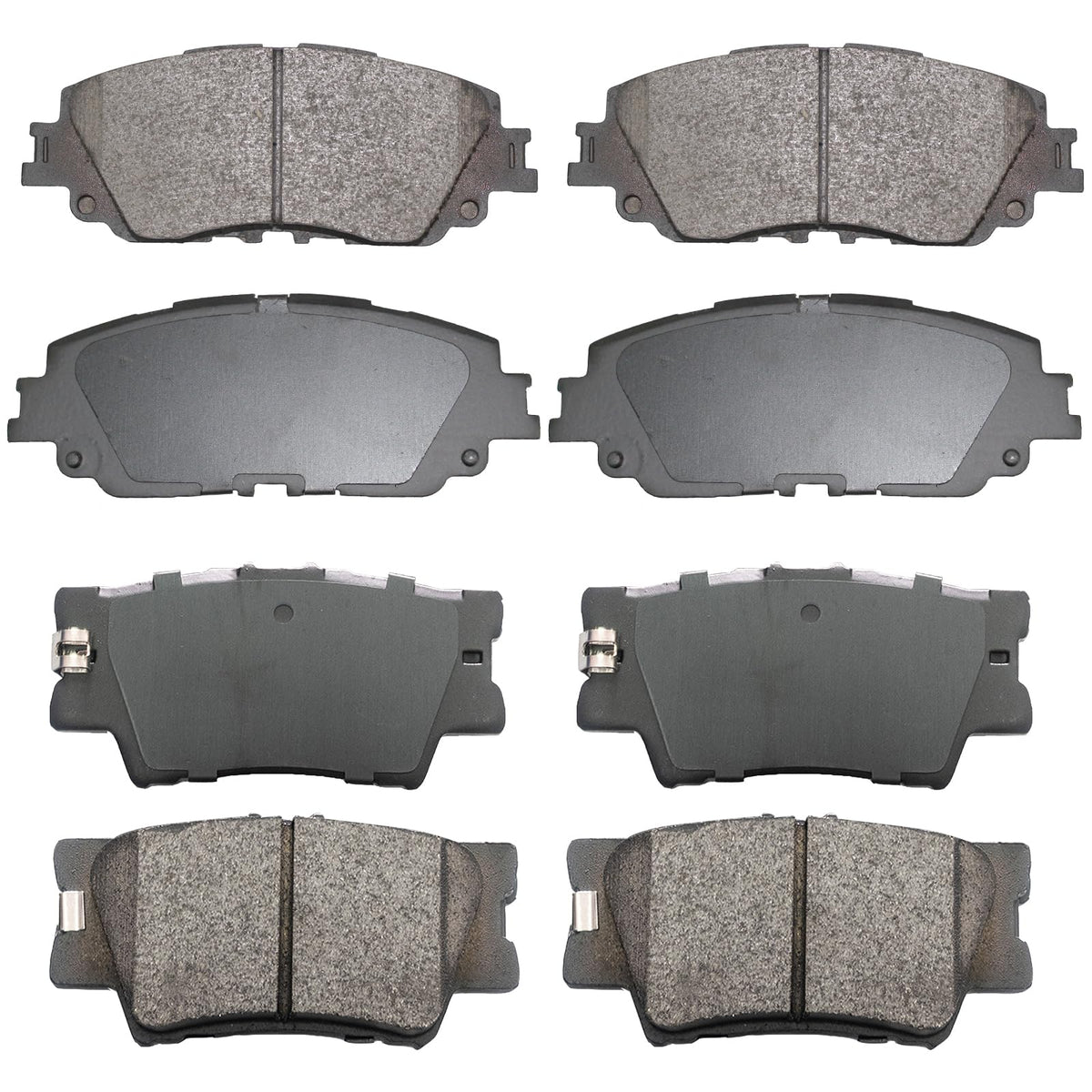 EXPPOWER Front Rear Ceramic Brake Pads Sets Fit For Lexus ES350 2007-2018,For Toyota Avalon 2008-2018,For Toyota For Camry 2007-