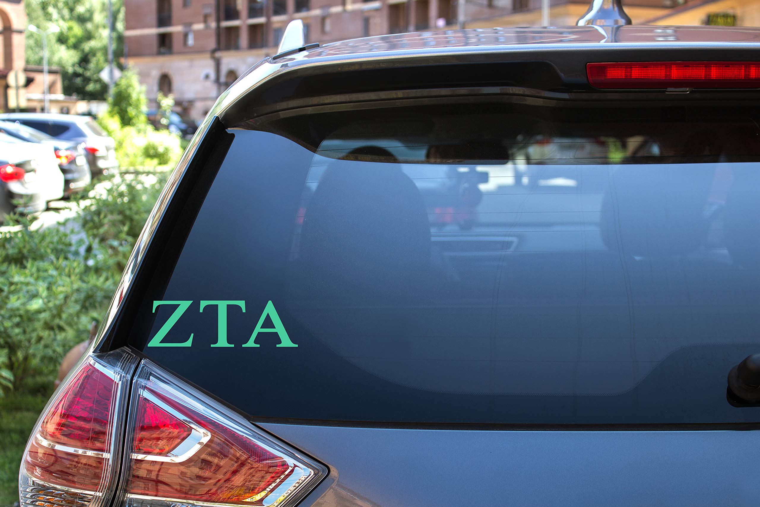 Pro-Graphx Zeta Tau Alpha Greek Sorority Sticker Decal, 2.5 Inches Tall, Mint
