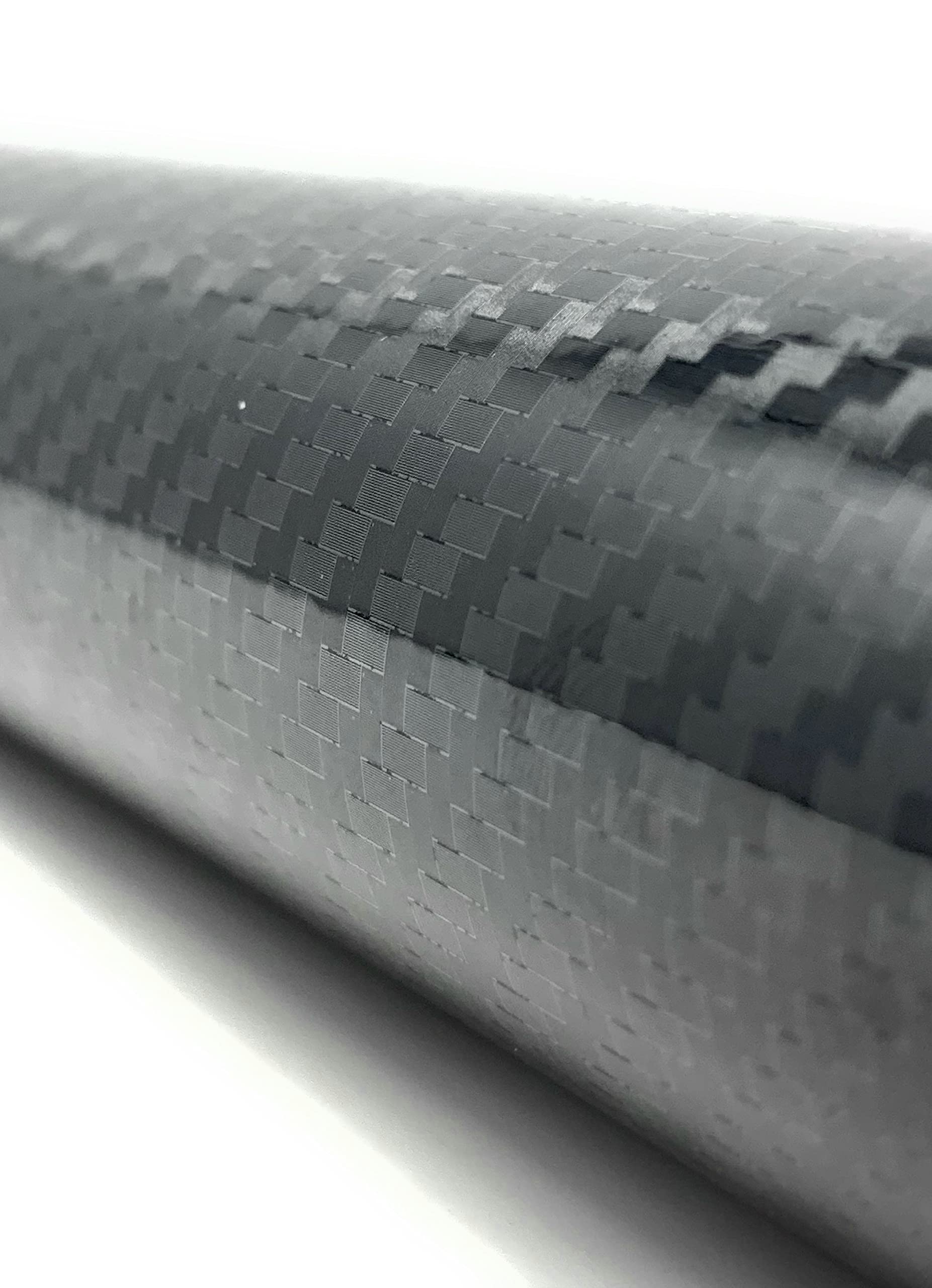 Rockrose Epoxy High Gloss Black Carbon Fiber Vinyl Wrap, Anti-Wrinkle, Air Release Automotive Bubble Wrap, Self Adhesive Car Vin
