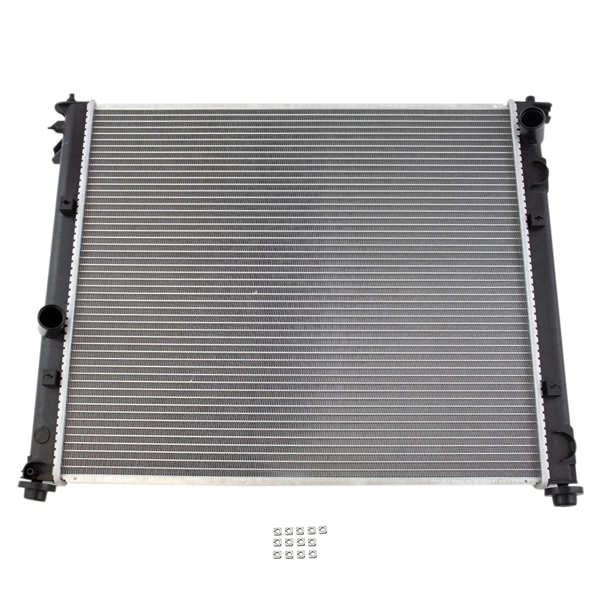 Trq Radiator Assembly Aluminum Core Compatible With 04-09 Cadillac Srx 05-10 Sts Cu13203 Gm3010467