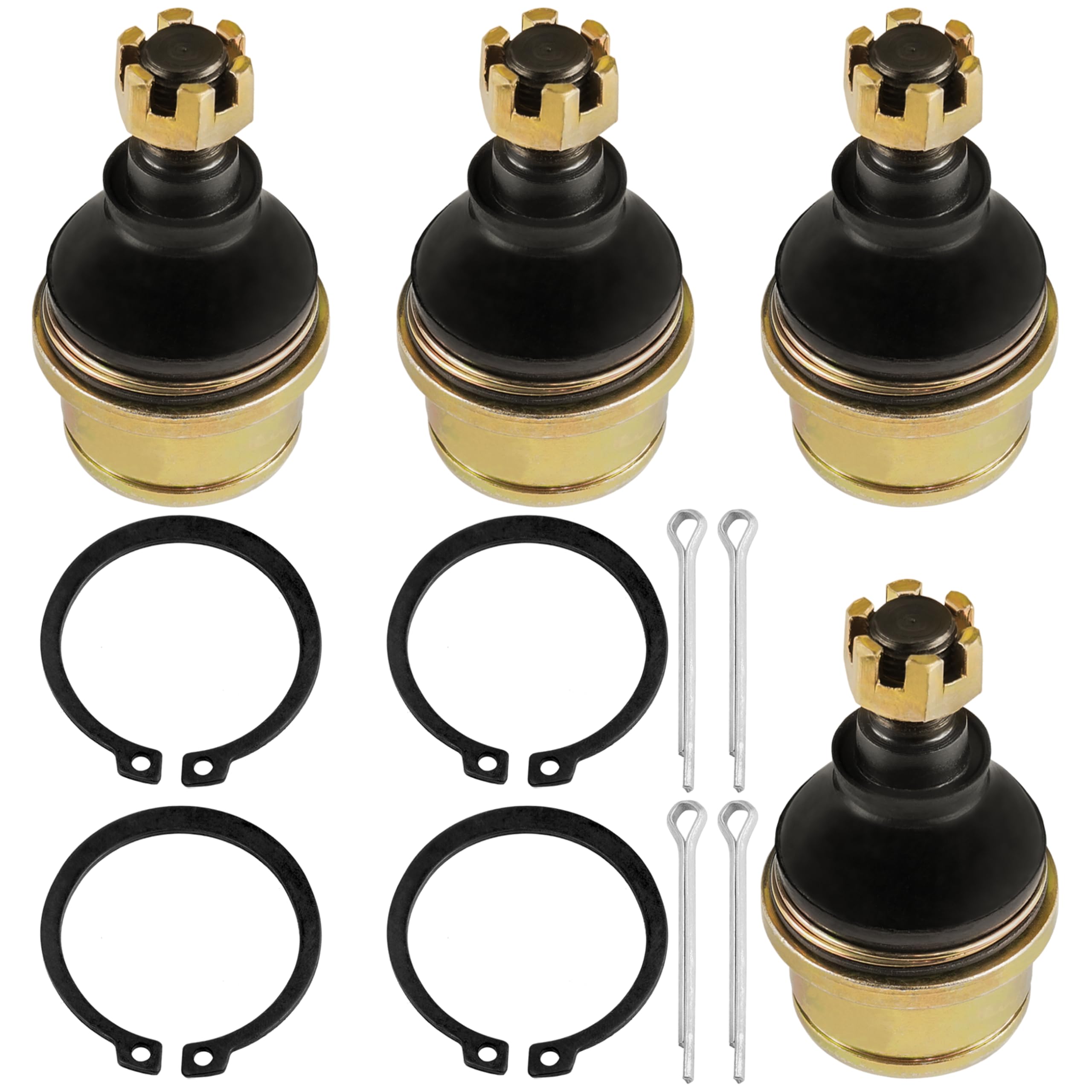 Caltric 4 Upper or Lower Knuckle Ball Joint Compatible With Honda TRX450S TRX450ES Foreman 450 1998 1999 2000 2001