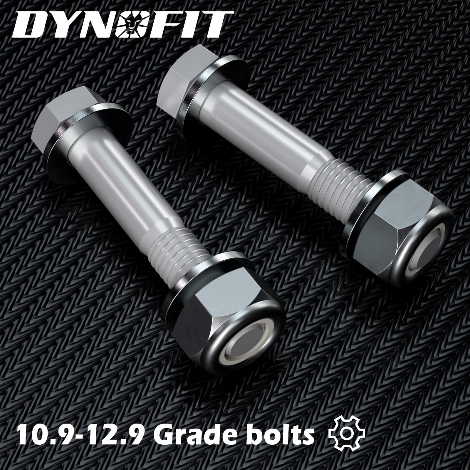 dynofit 2-4'' Rear Shock Extensions for Chevy/Chevrolet Silverado 1500 2WD/4WD 1999-2024, GMC Sierra 2WD/4WD 1999-2024, Compatib