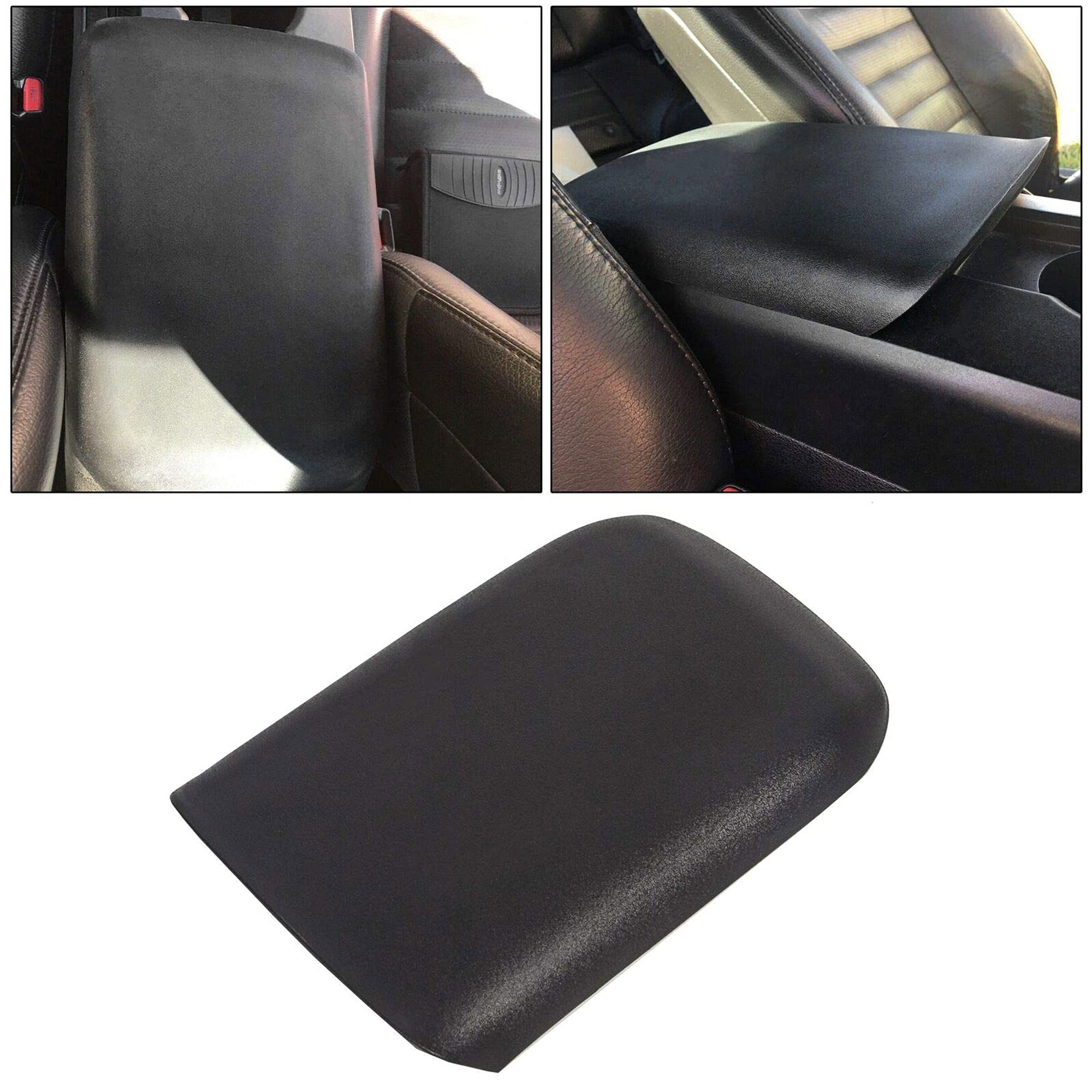 Dasbecan Center Console Armrest Lid Top Pad Compatible With Ford Mustang 2005-2009 Replaces# 5R3Z6306024Aac 5R3Z-6306024-Aac (Bl