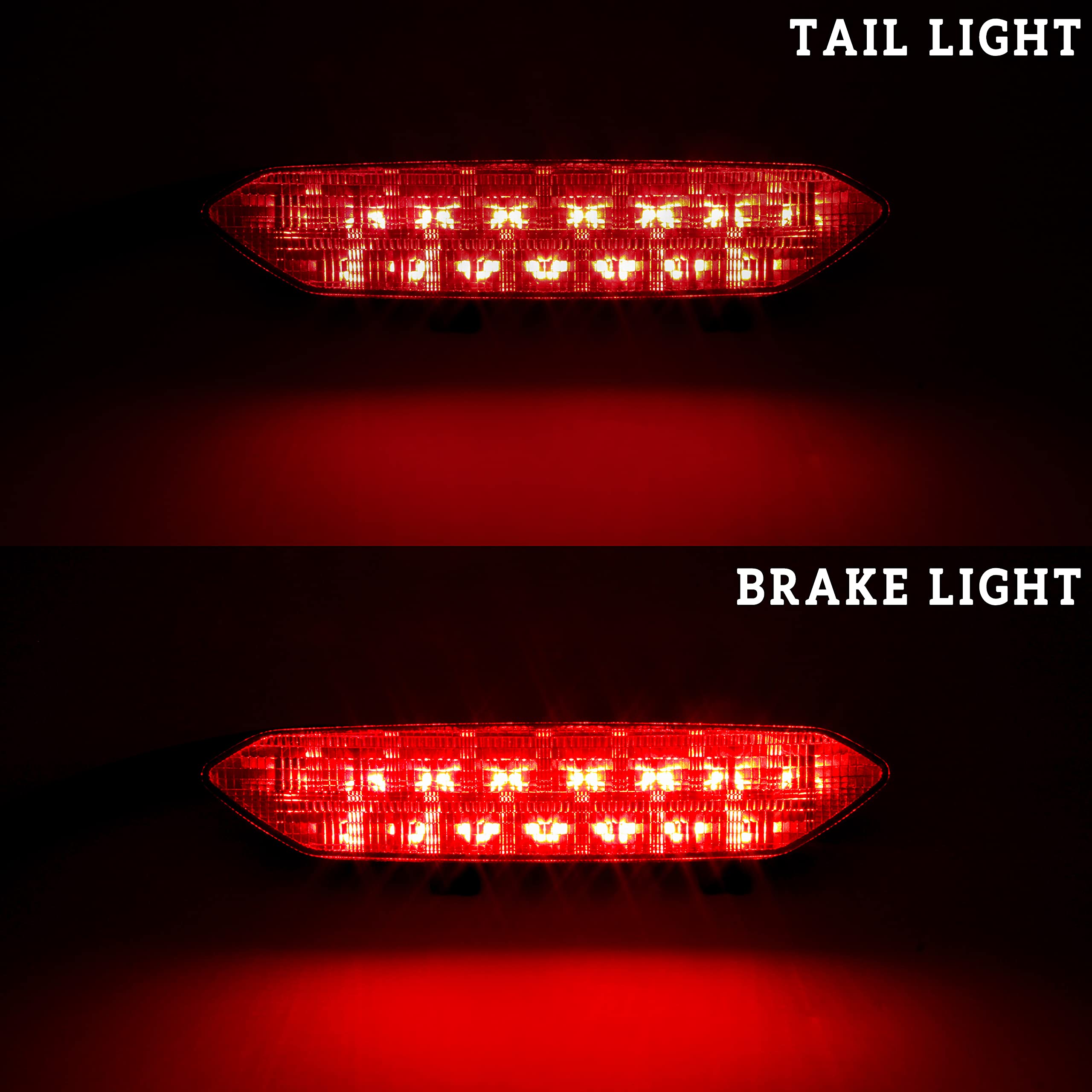 Sautvs Led Smoked Black Tail Light Brake Light Taillight For Yamaha Raptor 700R 700 2006-2018 /Yfz450R Yfz450X Yfz 450R 450X 450 R X 2009-2018 Accessories (1Pcs)