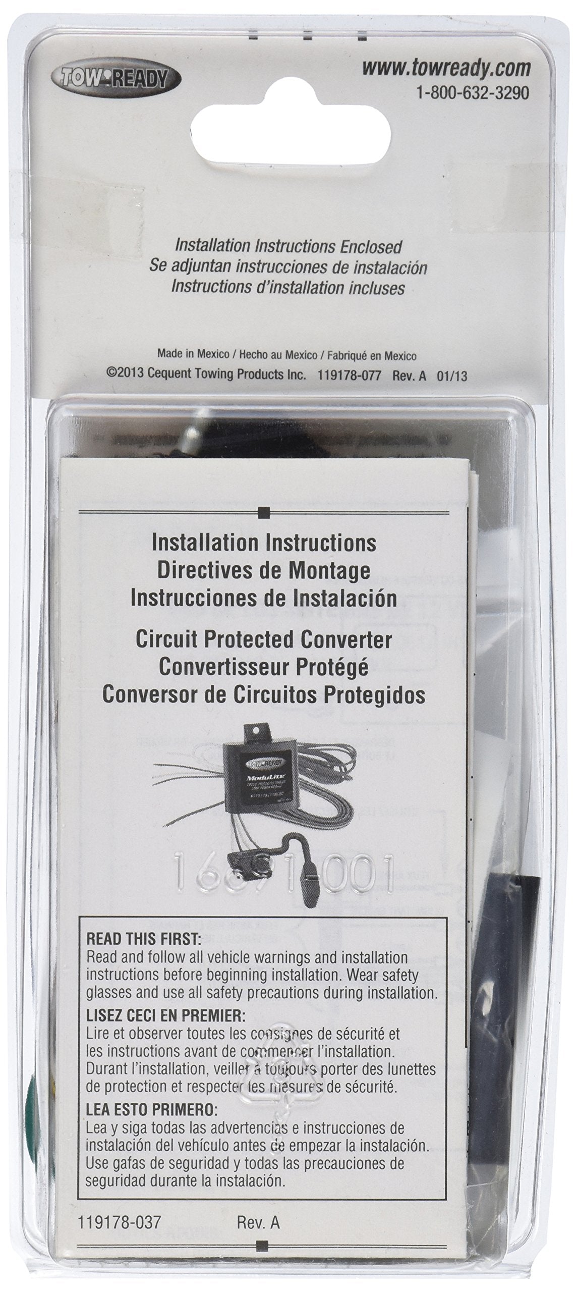 Tekonsha 119178 Taillight Converter With Integrated Circuit Protection