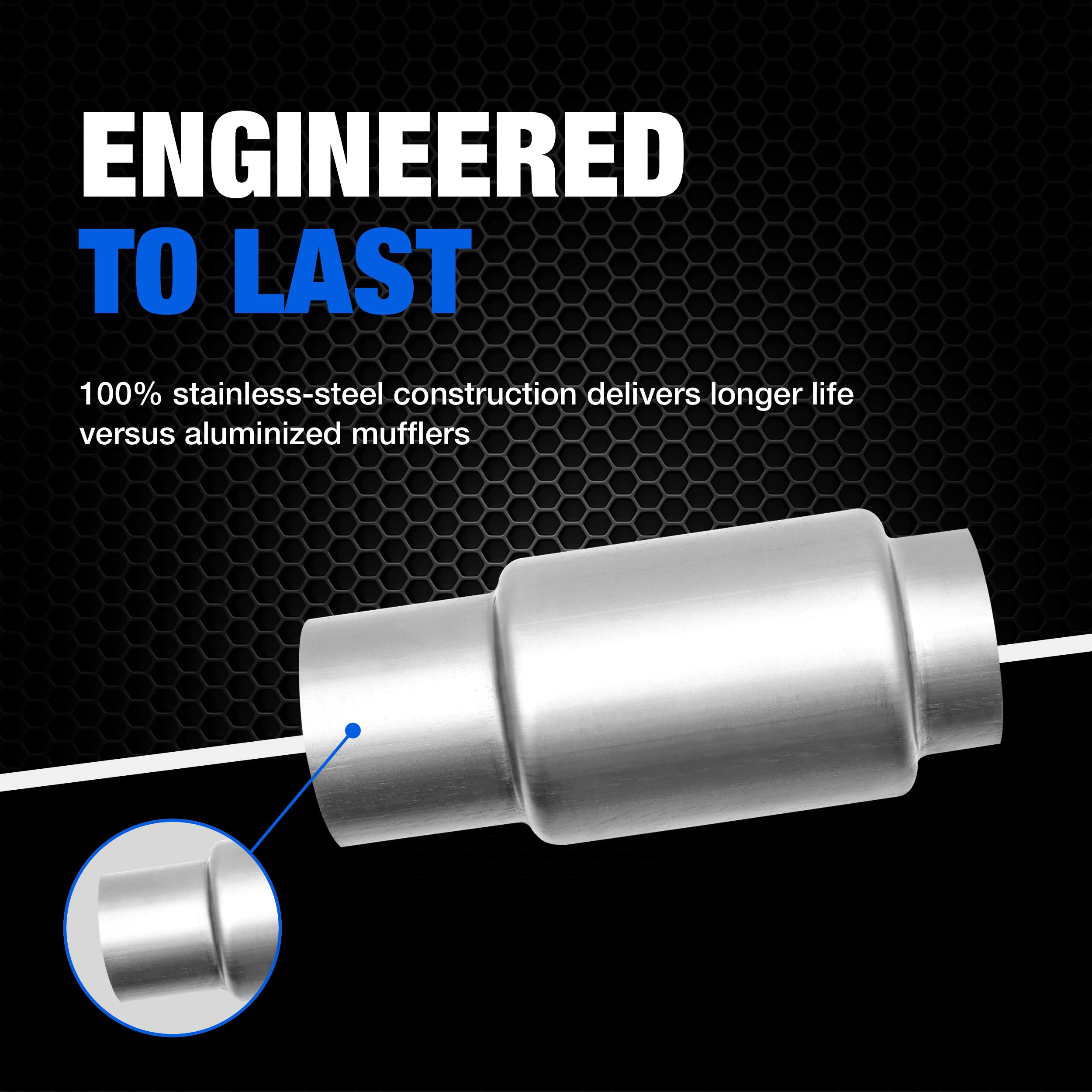 Dynomax Race Bullet 24249 Exhaust Resonator