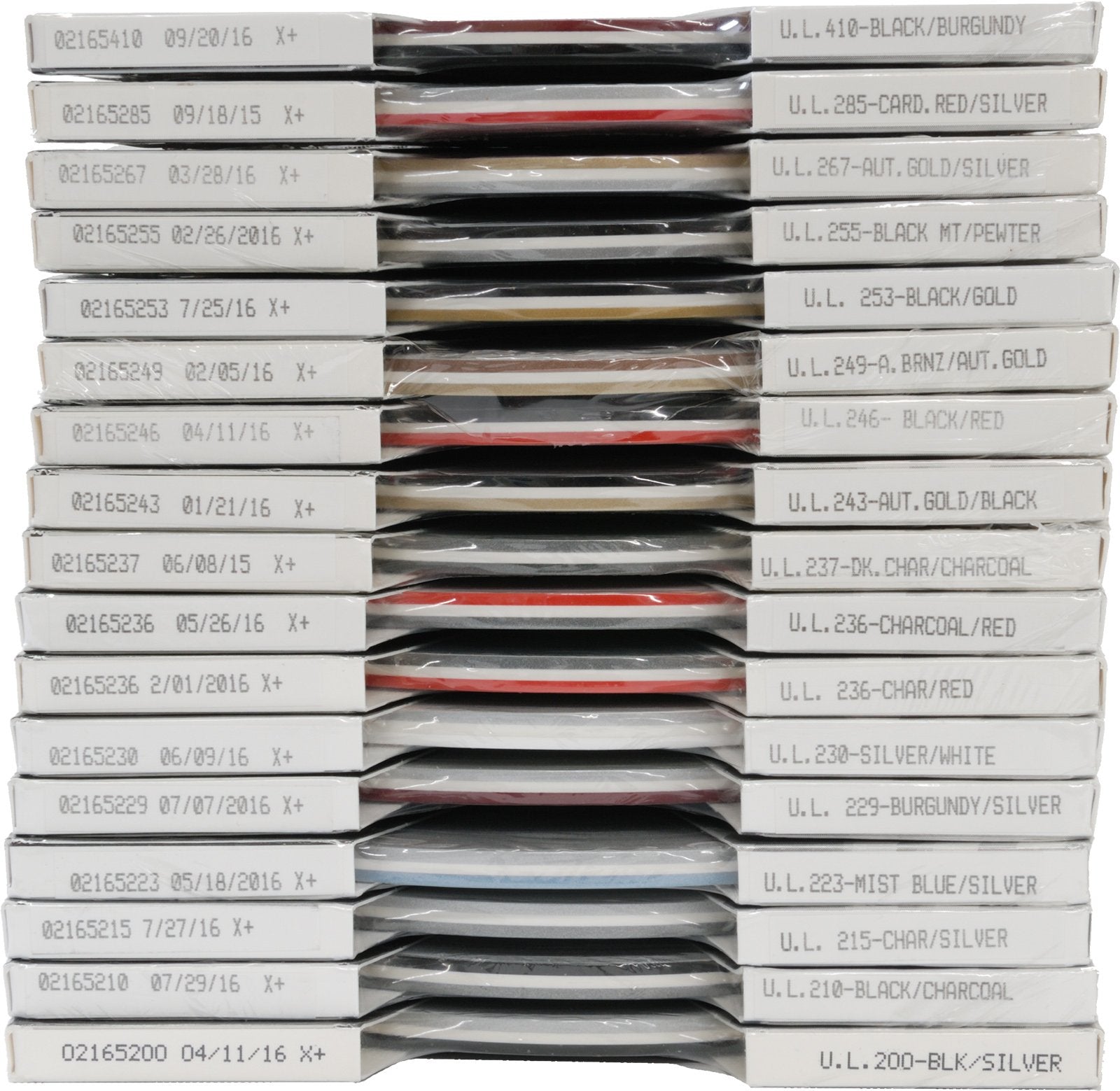 Universal Ultra-Lite 0216246 - Auto Customizing 2-Color Dual Pinstripe - 3/16&quot; x 150' (1/16” Stripe, 1/16&quot; Gap, Then 1/16” Stripe) - 246-Black/Red