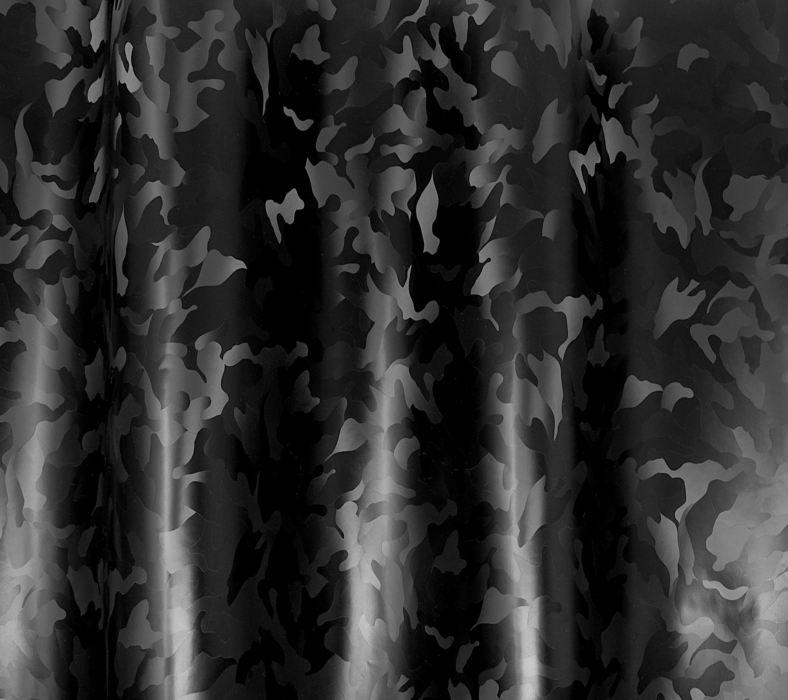 Vvivid+ Stealth Medium Pattern Camouflage Vinyl Wrap Roll (3Ft X 5Ft, Black)