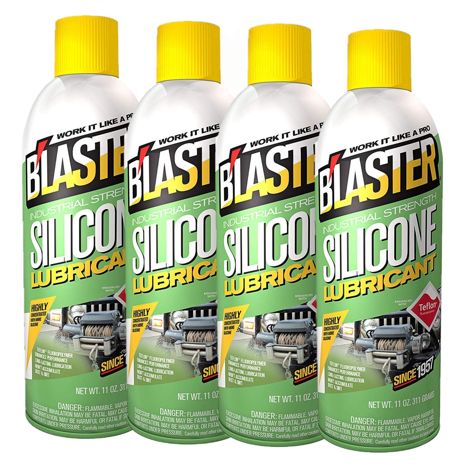 Blaster Silicone Lubricant 11 Oz. Can (Pack Of 4)