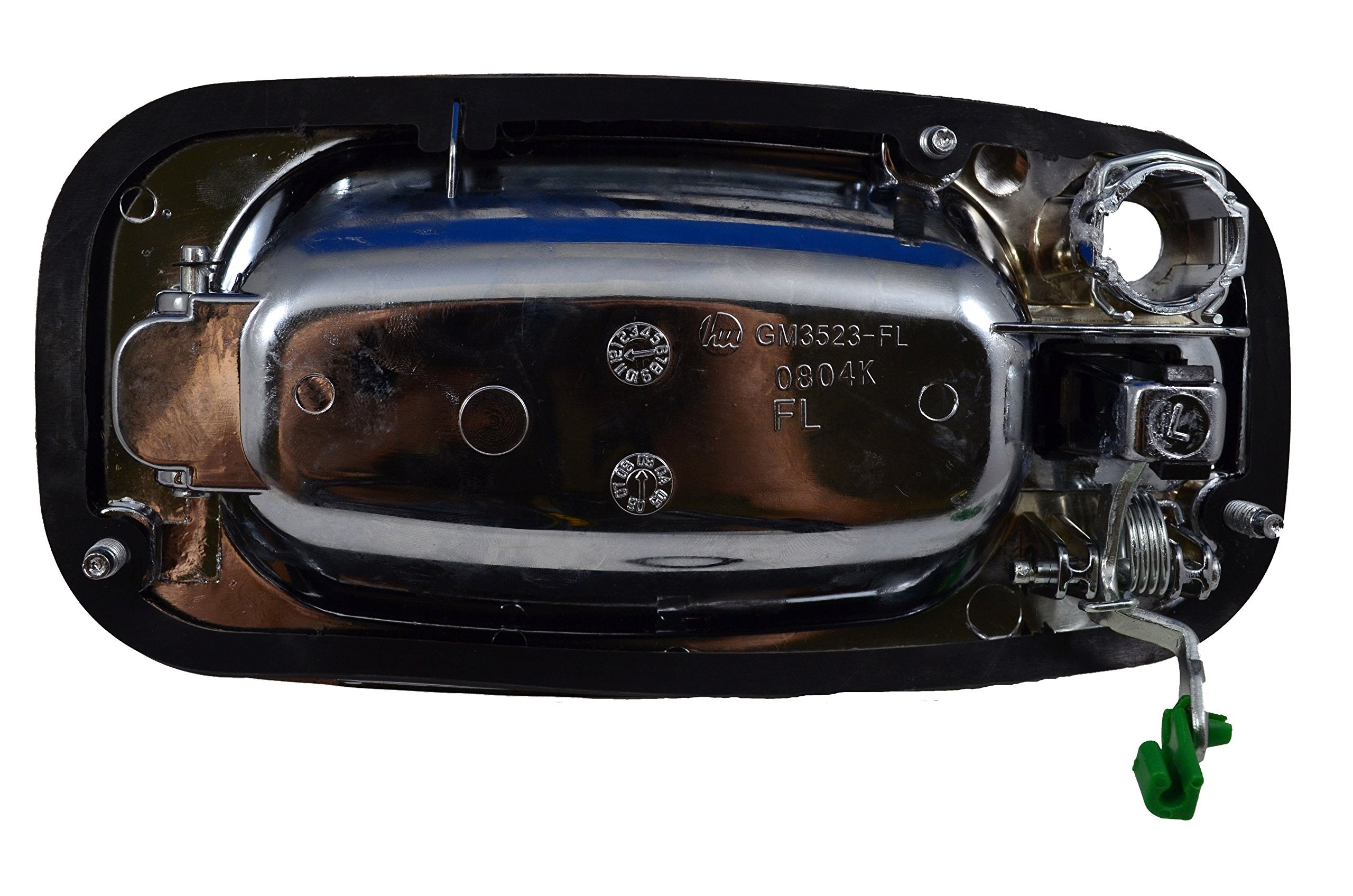 PT Auto Warehouse GM-3523M-QPK - Outside Exterior Outer Door Handle, Chrome - 1 Front Left, 1 Front Right, 1 Rear Left, 1 Rear Right