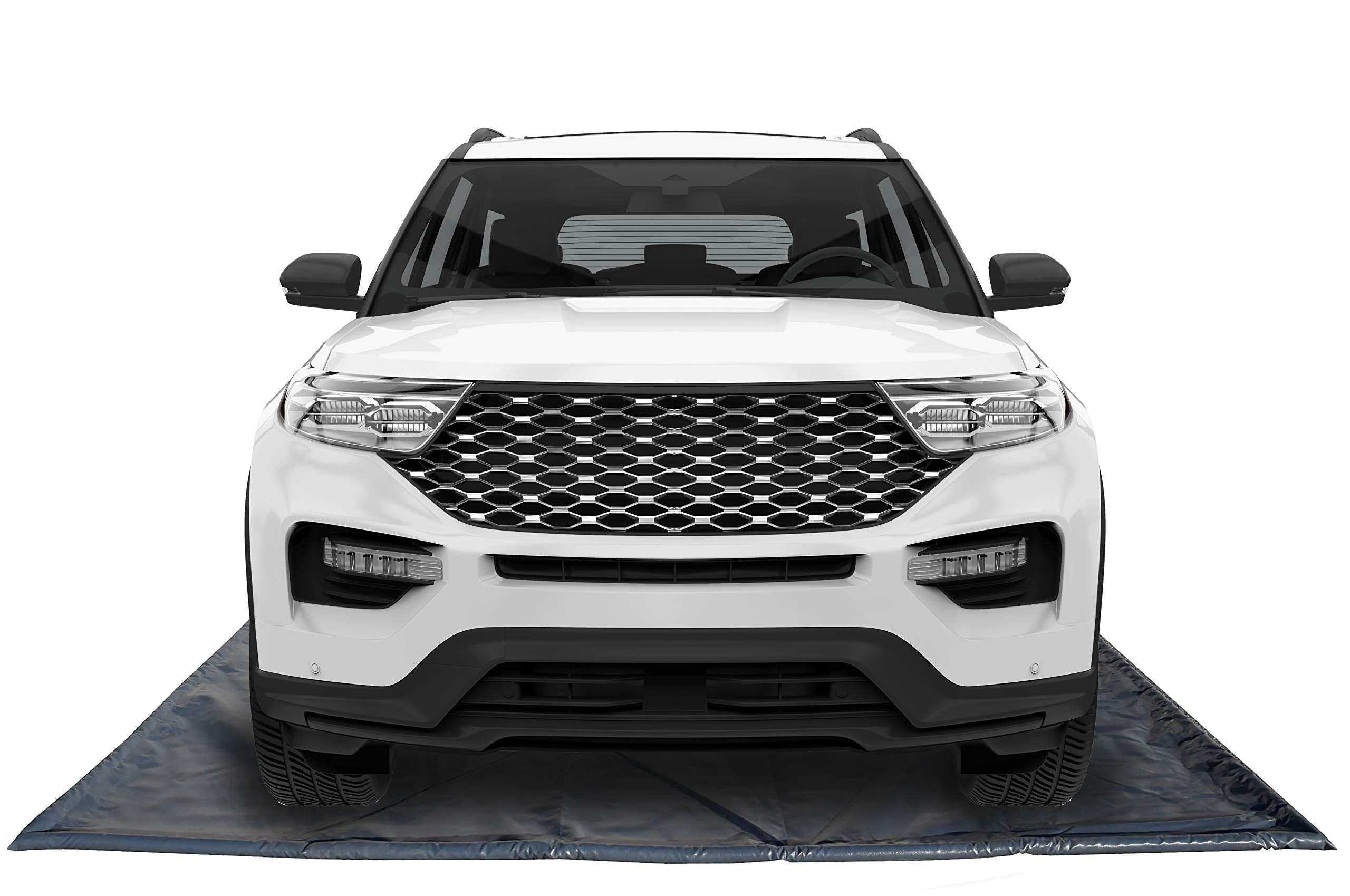 TruContain Containment Mat for Snow Ice Water and Mud -Garage Floor Mat (9x20')