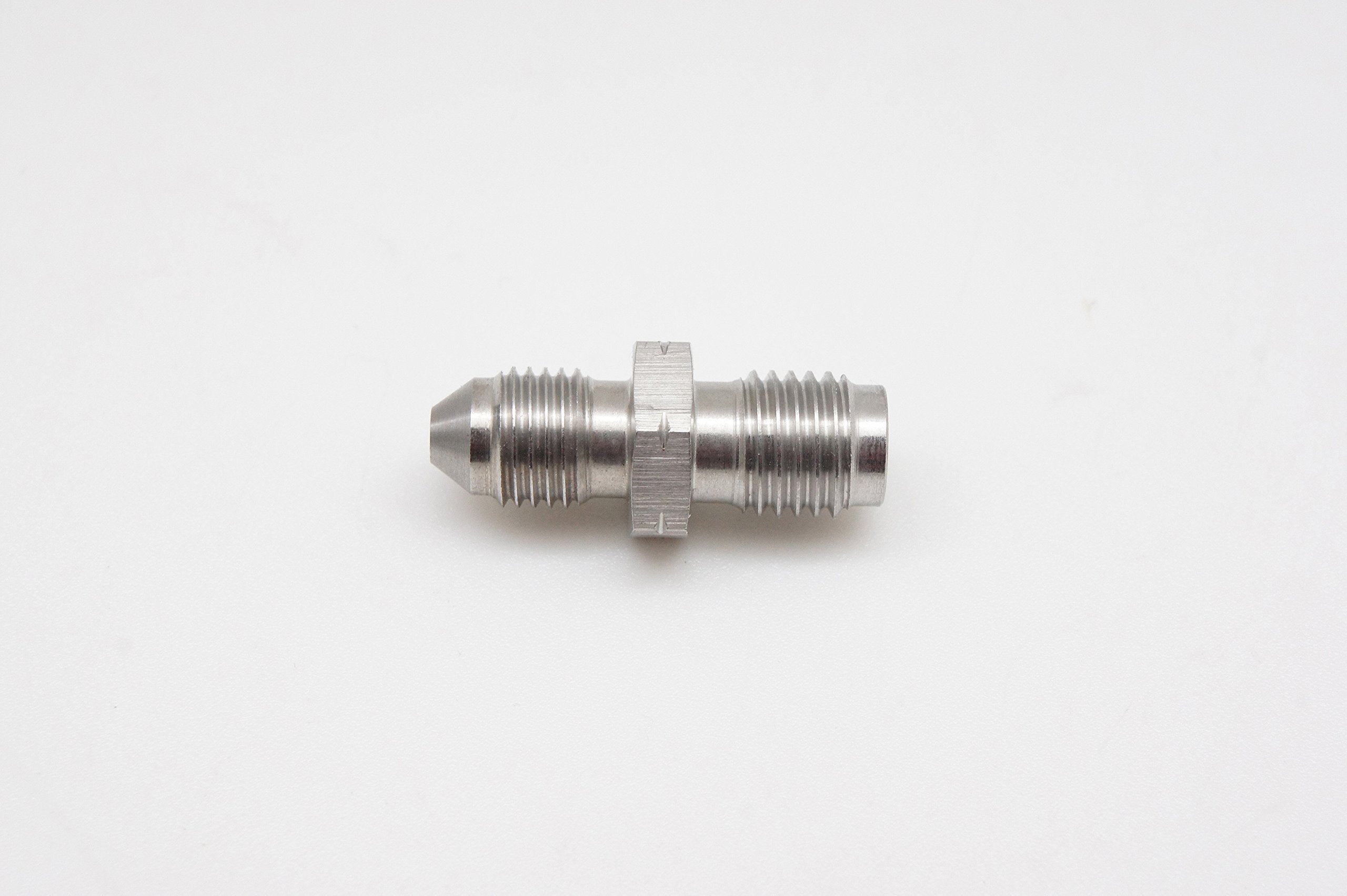 Autobahn88 Stainless Steel Brake Hose End Fitting - Inverted Flare AN3 to M12x1.5, 3/8x24-UNF