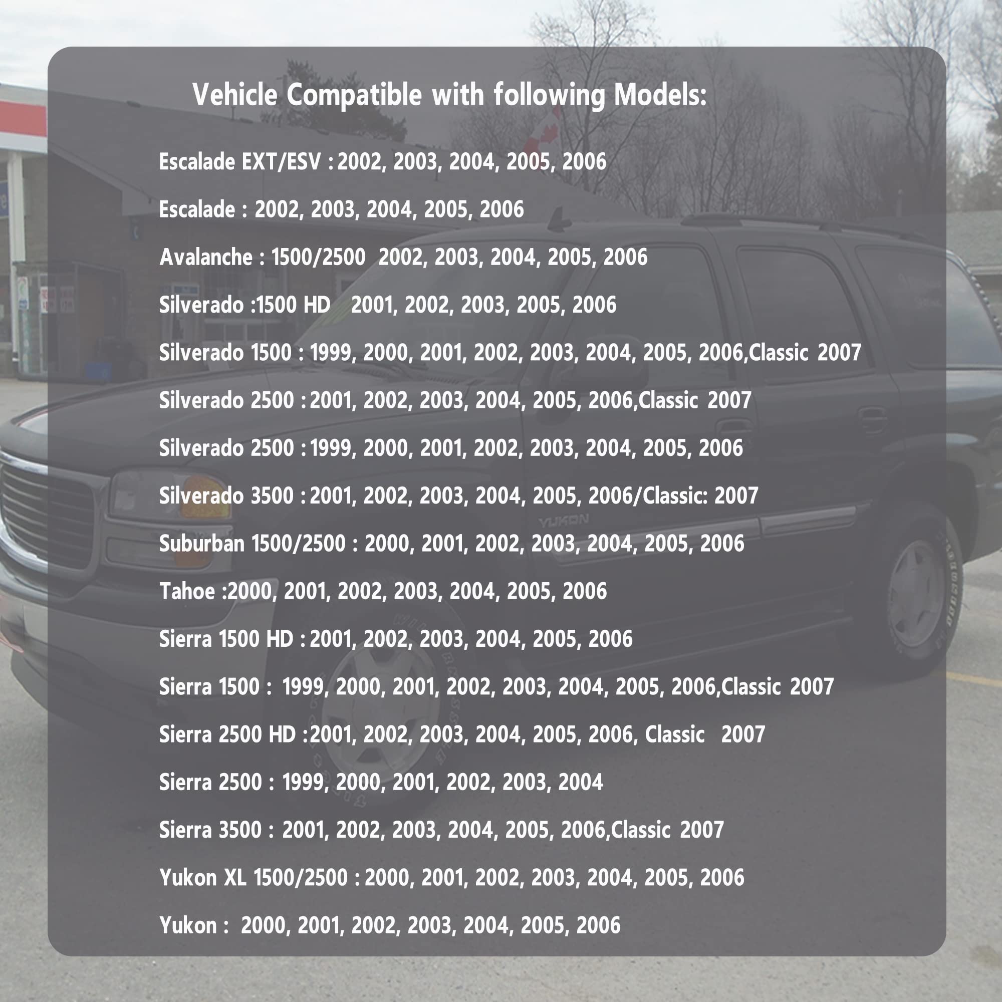 Fffauto 741-645 Front Right Passenger Side Window Regulator Motor Compatible With 2000-2006 Escalade,Chevrolet Silverado Suburba