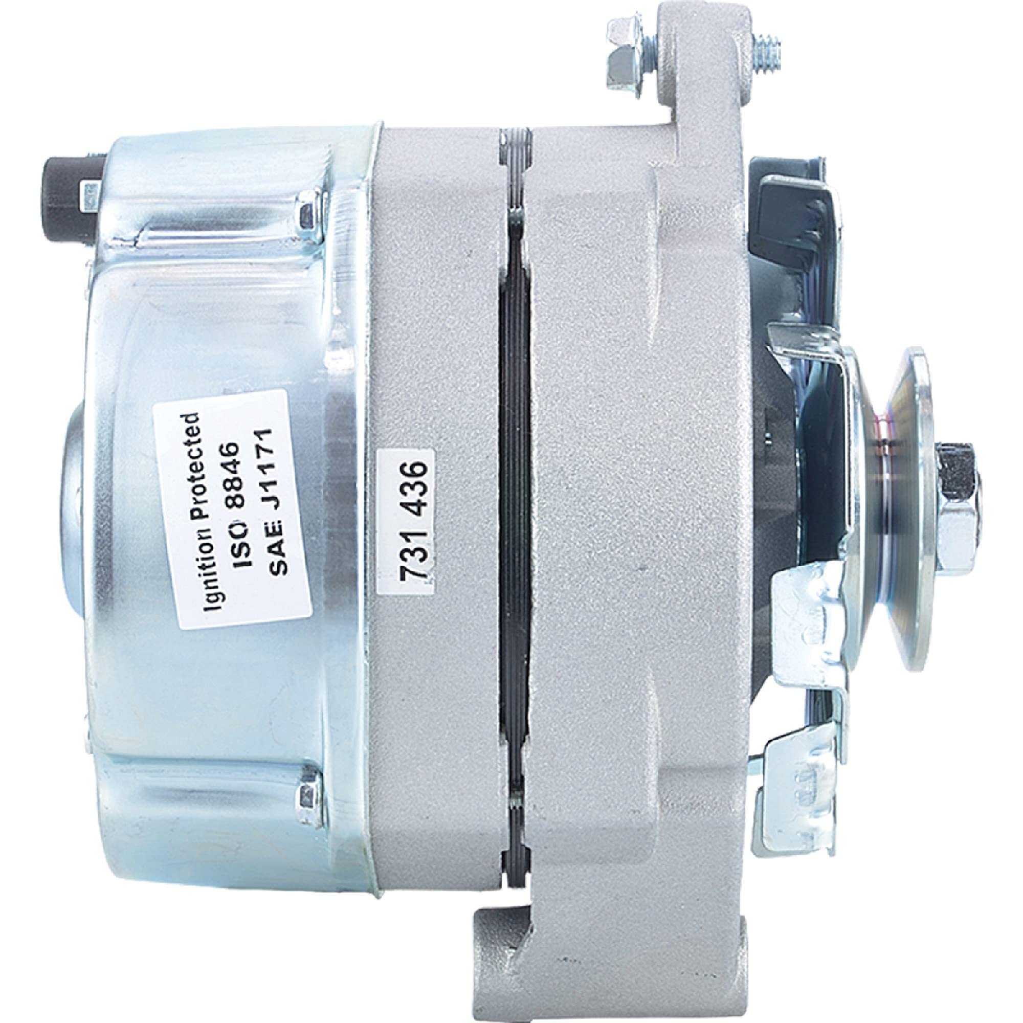 New DB Electrical 400-12483 Alternator Compatible With/Replacement For WAI 7152N-94A, Wilson 90-01-3103A, BBB Small Motor 21-715