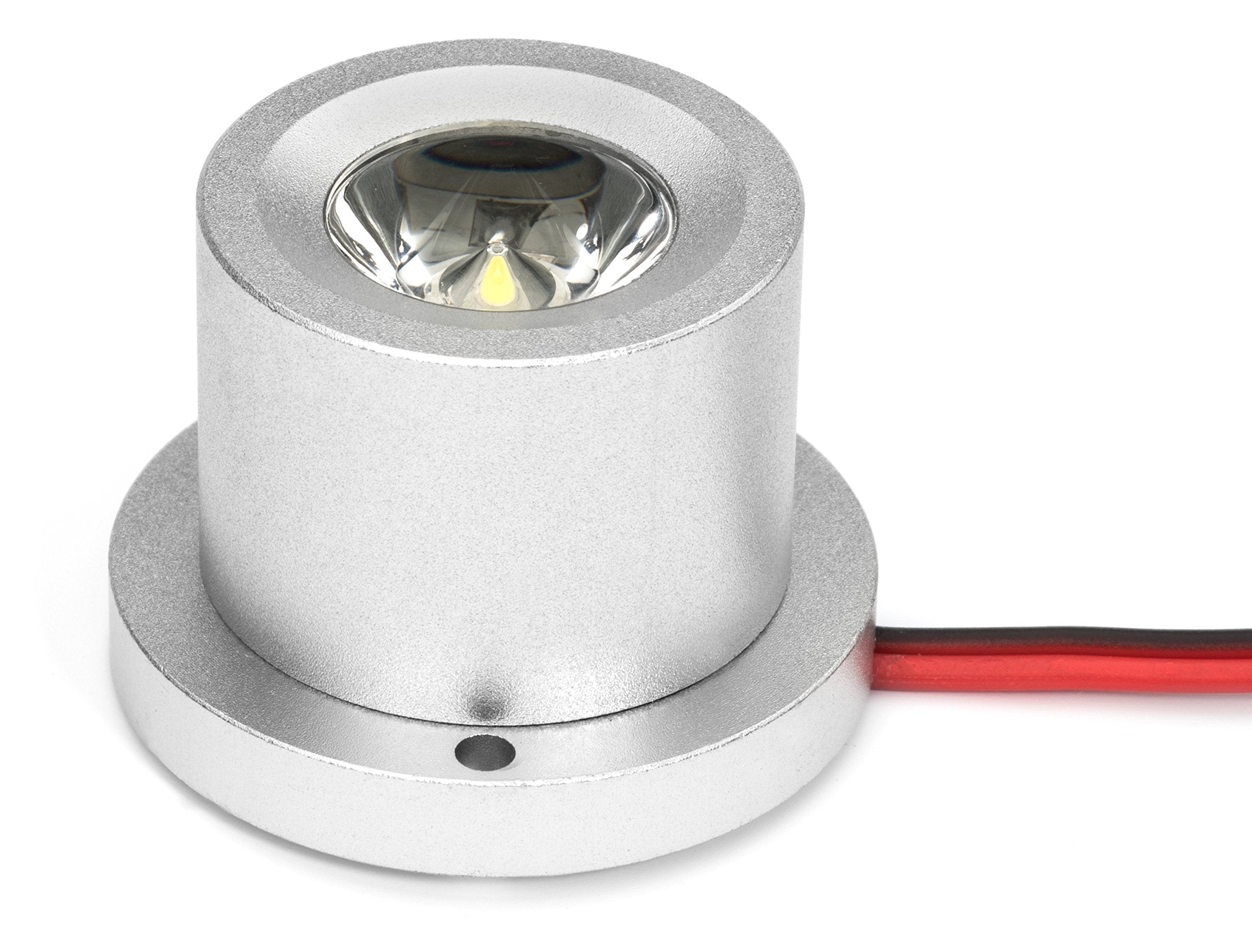 High Intensity Led Spotlight (Silver Housing, Warm White Led)