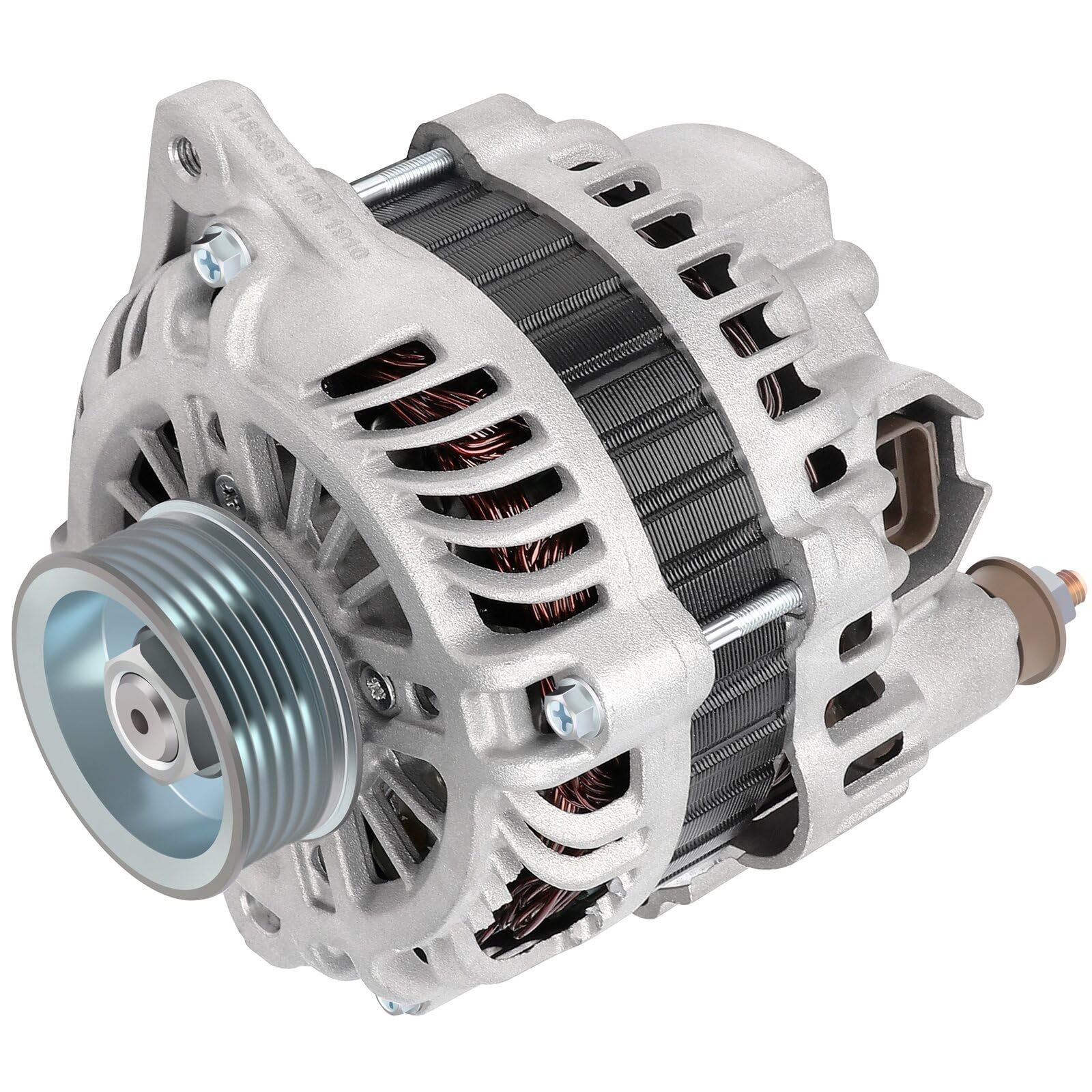 SCITOO Alternator Fits for Infiniti for FX35 2003-2008, for G35 2003-2006, for QX4 2003,for Nissan for 350Z 2003-2006,for Nissan