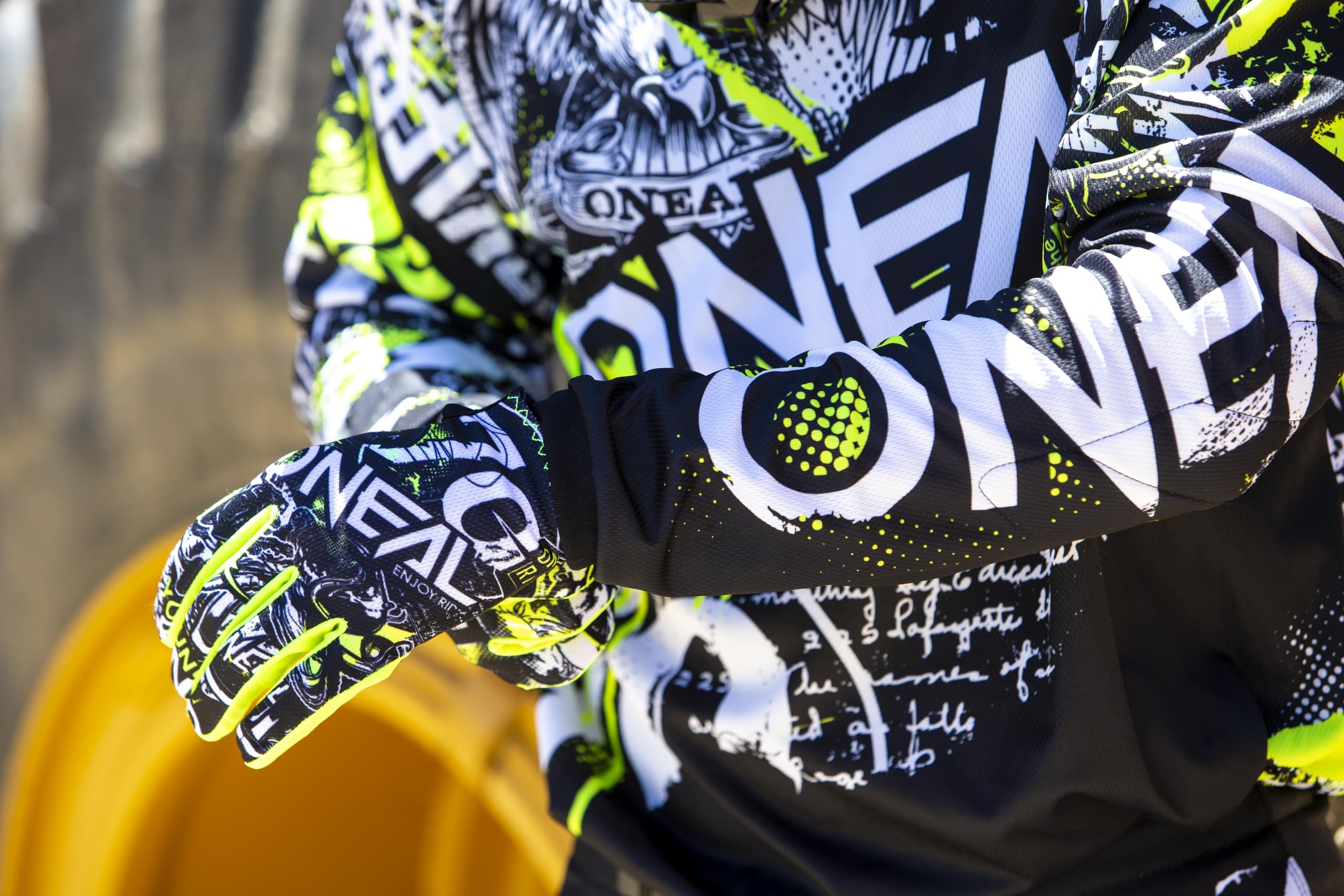 Oneal 2021 Element Attack Pants - Black/Hi-Viz - 34