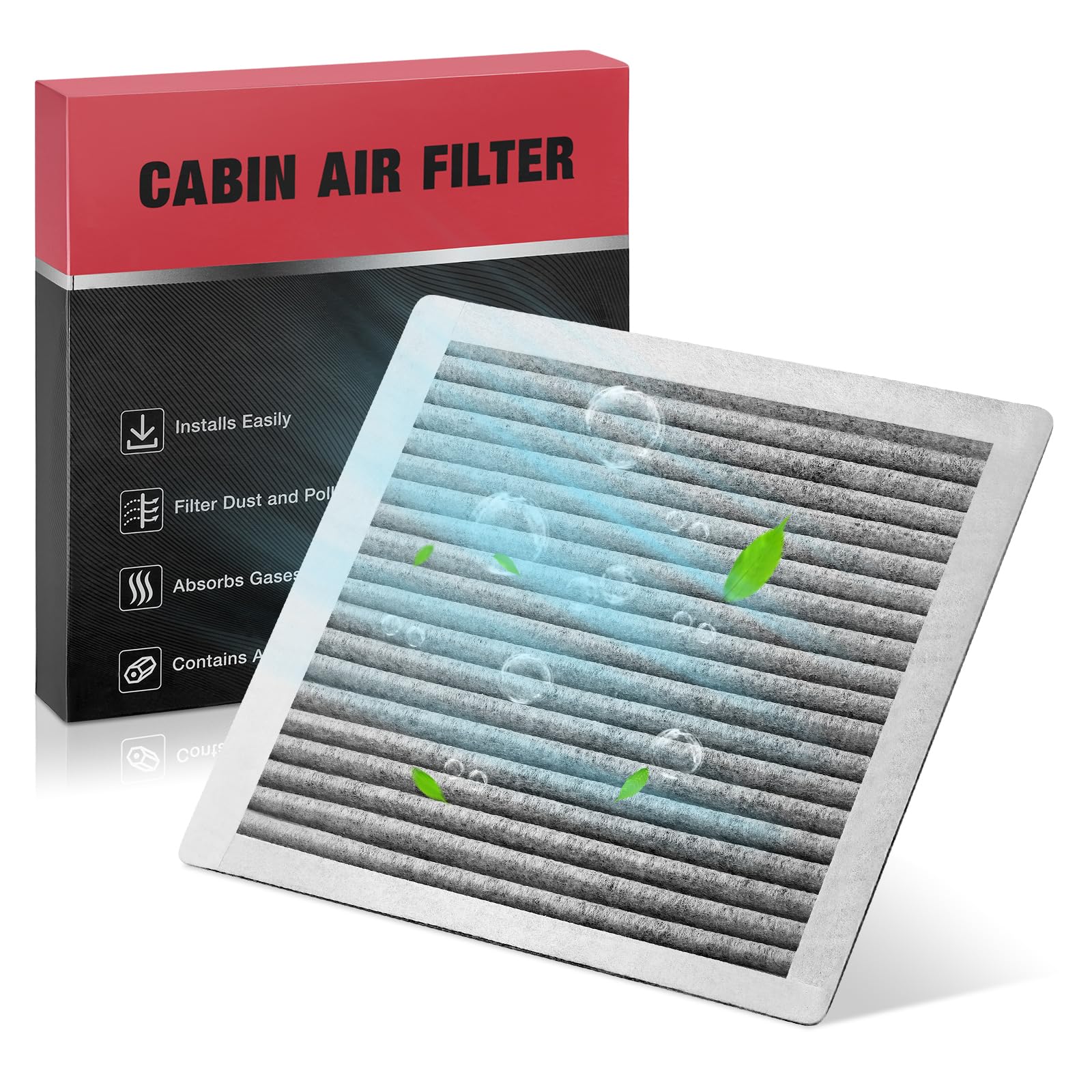 BDFHYK CF10138 Cabin Air Filter w/Activated Carbon Compatible with Toyota 2001-2007 Highlander, Compatible with Lexus 2001-2005 