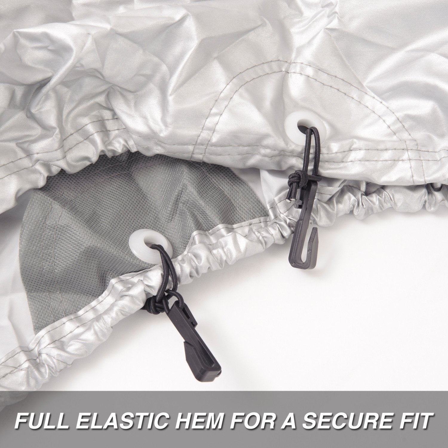 Budge Sportsman Motorcycle Cover, Black, Waterproof, Universal Fit, Fits Up To 114', Model: Mc-8