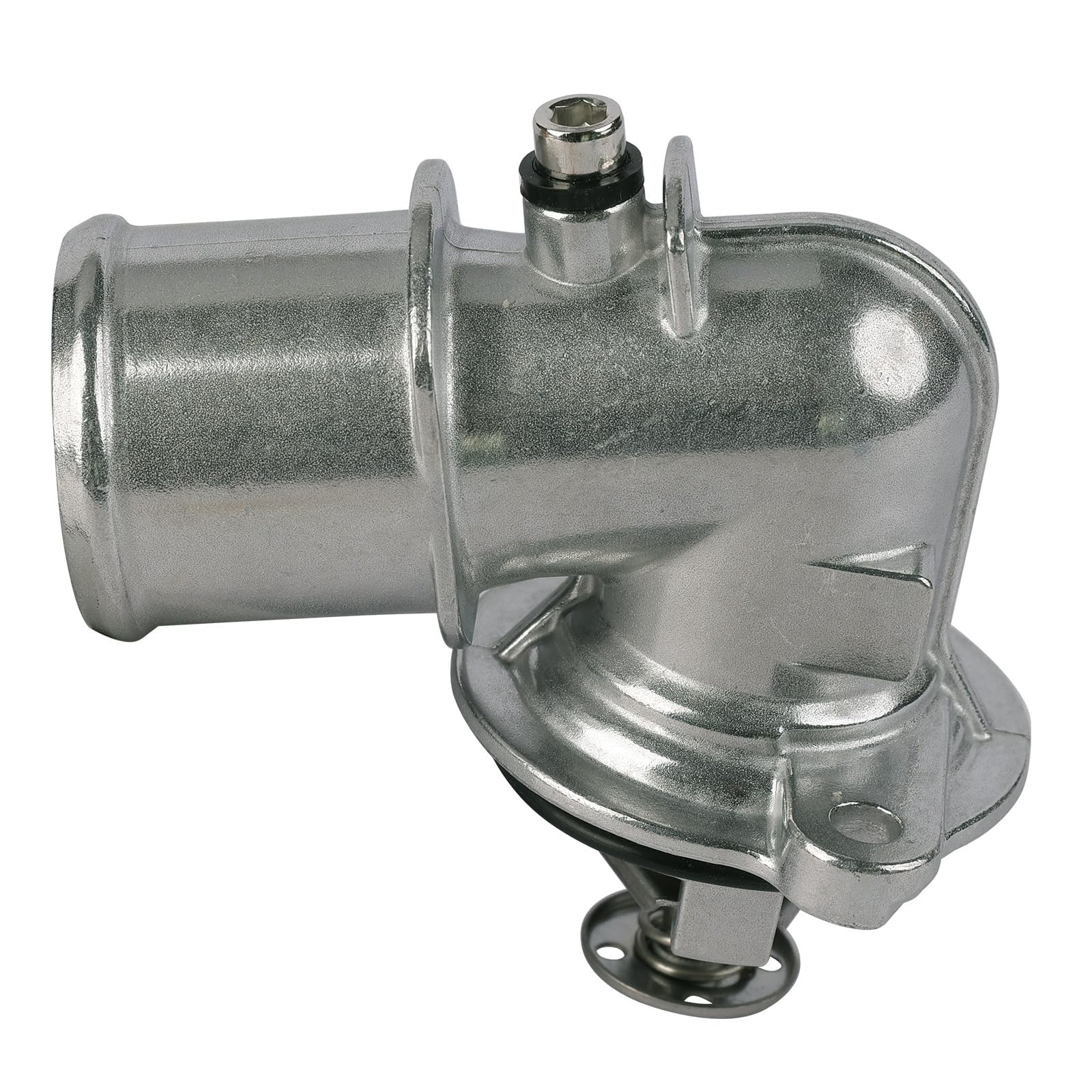 Mitzone Upgrade Aluminium Thermostat Housing Assembly Compatible With Jeep Grand Cherokee 2014-2020 Wrangler 2020-2022 Gladiator