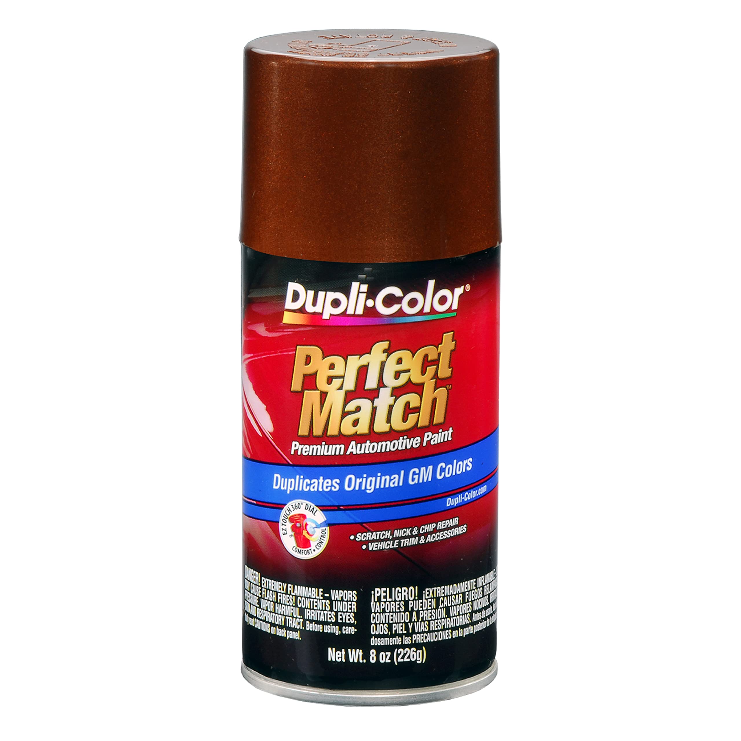 Dupli-Color Ebgm05447 Perfect Match Automotive Spray Paint - General Motors Cordova Brown Metallic, 81 - 8 Oz. Aerosol Can