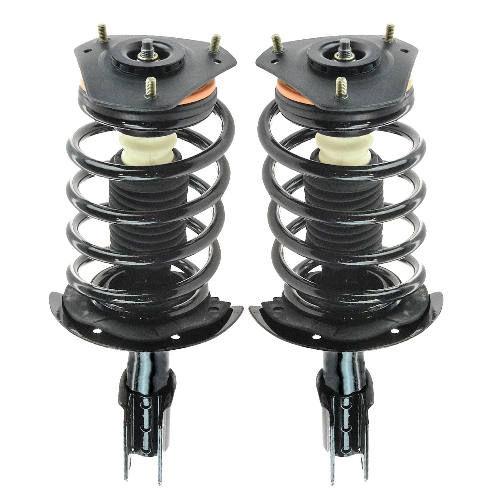 Trq Front Strut & Coil Spring Assembly Set Driver & Passenger Sides Compatible With 02-07 Buick Rendezvous 01-05 Pontiac Aztek