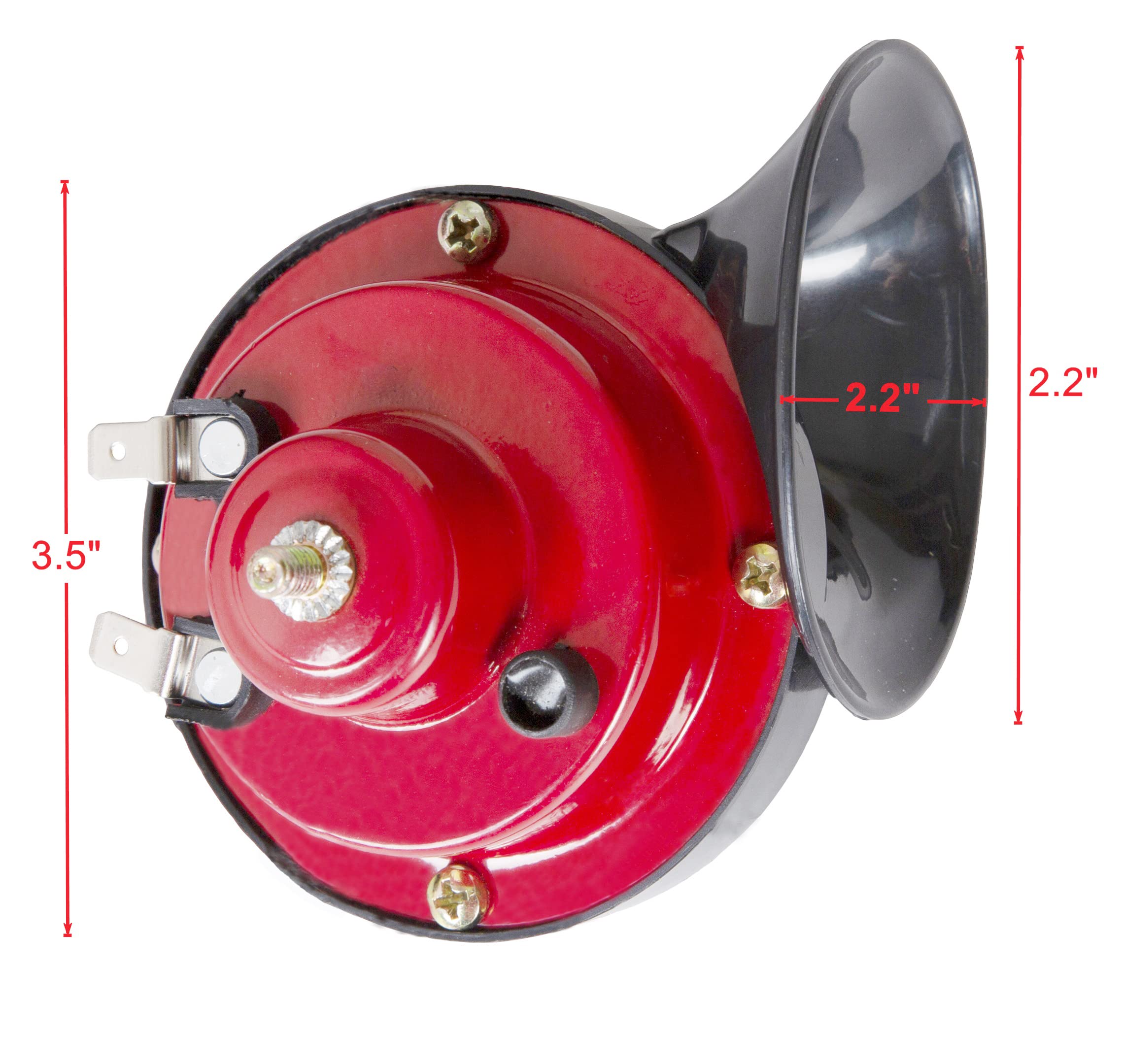 Universal Golf Cart Horn Kit With Floor Mount Button For Club Car, Ezgo, Yamaha, Utv, Atv, Boat, 12V