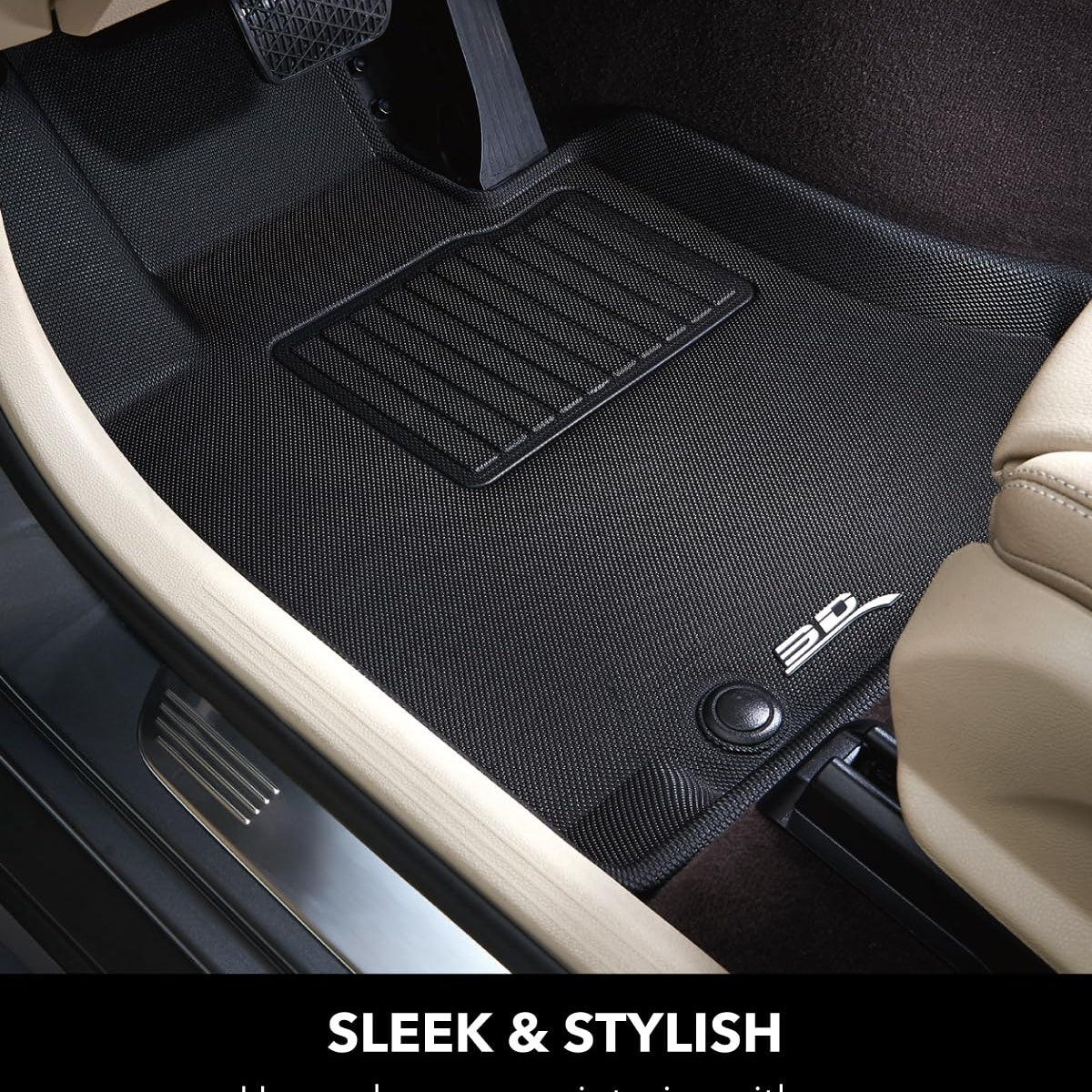3D MAXpider - L1SC00221509 Second Row Custom Fit All-Weather Floor Mat for Selec