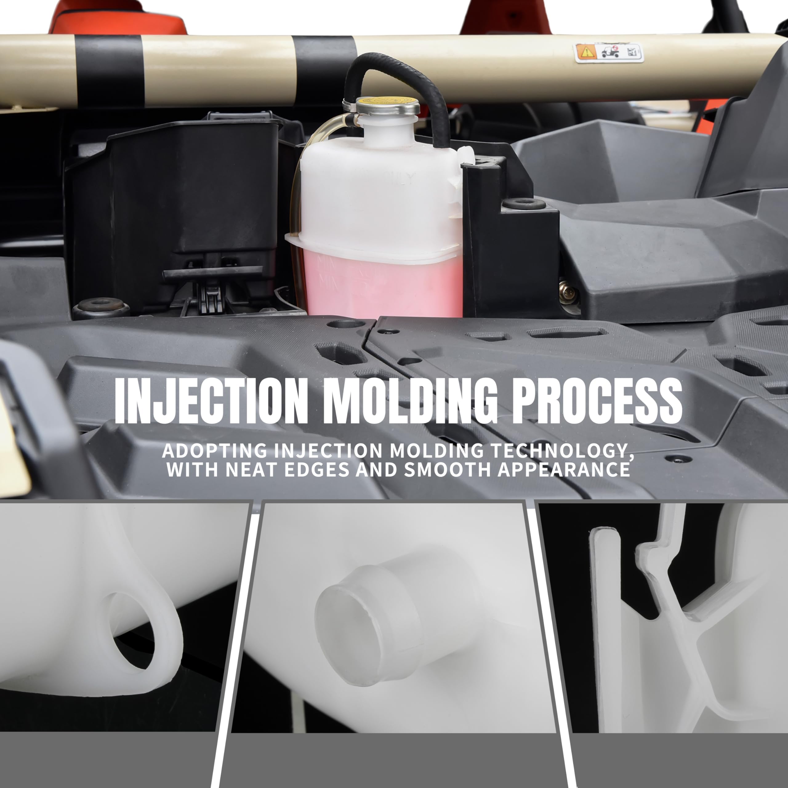 UTVSXPERT Tank-Coolant for X3, Coolant Reservoir Tank Assembly for Can-Am Defender/Maverick Max Turbo X3/Commander/Spyder RS RT/