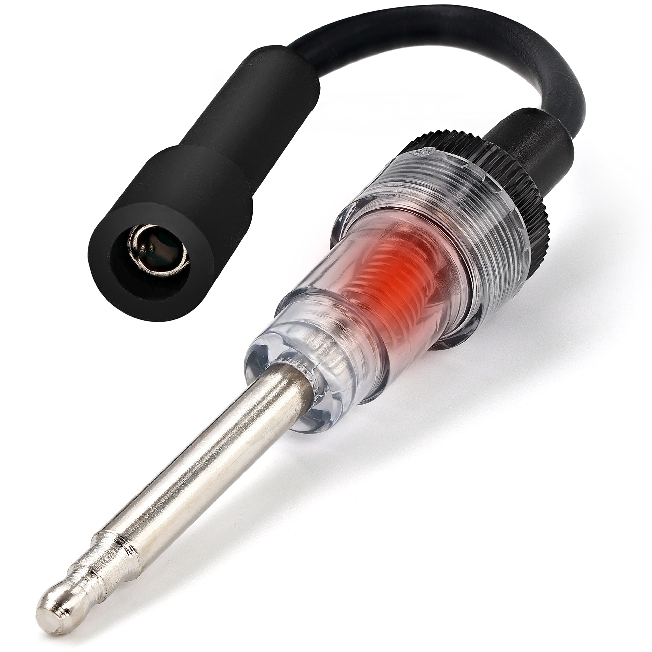 Ram-Pro Inline Spark Tester, Plug Engine Ignition 6-12 Volt Fool-Proof - Pick Up Coil/Armature Diagnostic Detector Tool for Auto