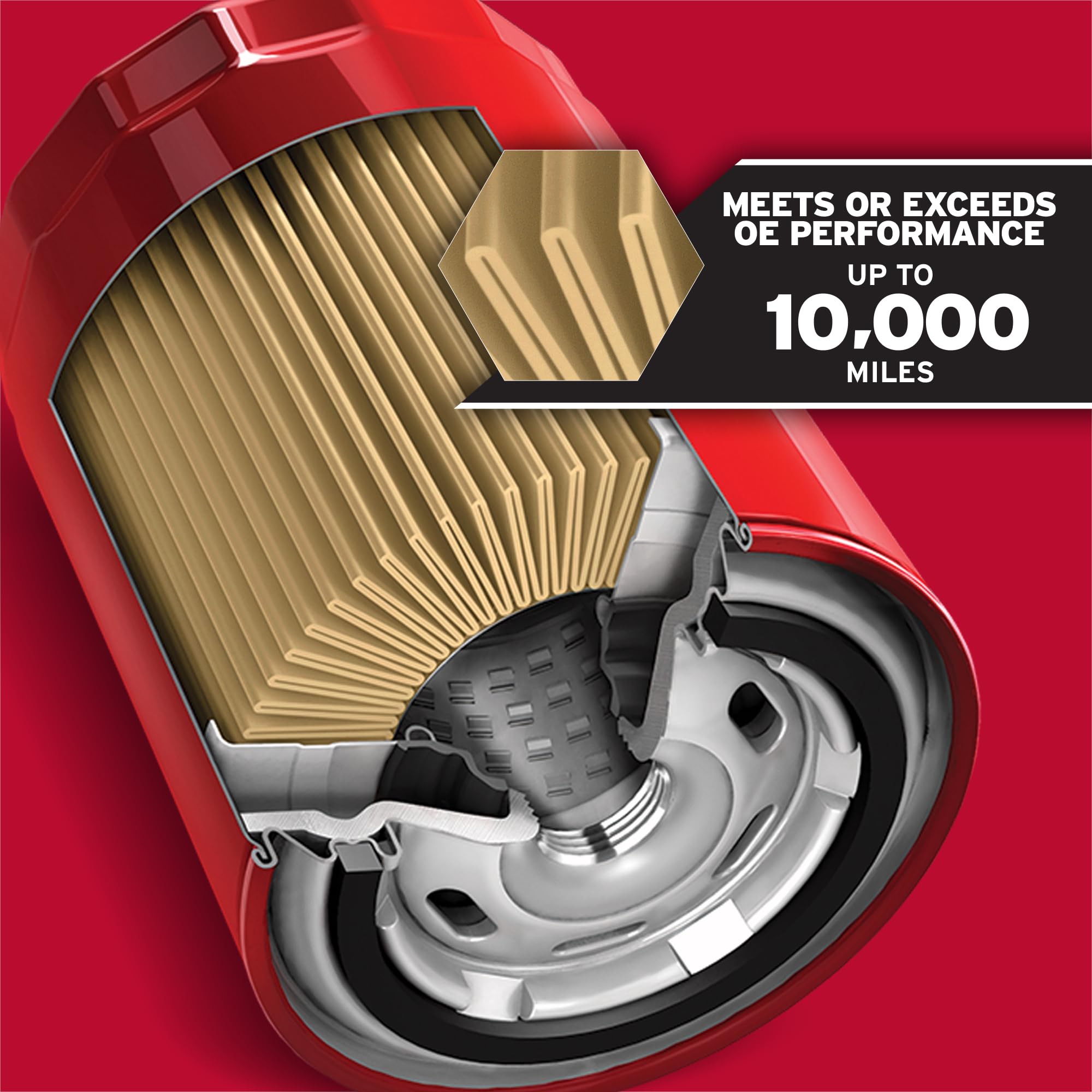 Purolator L24651 Premium Engine Protection Spin On Oil Filter Compatible With Ford F-150, F-250 Super Duty, Expedition, Explorer