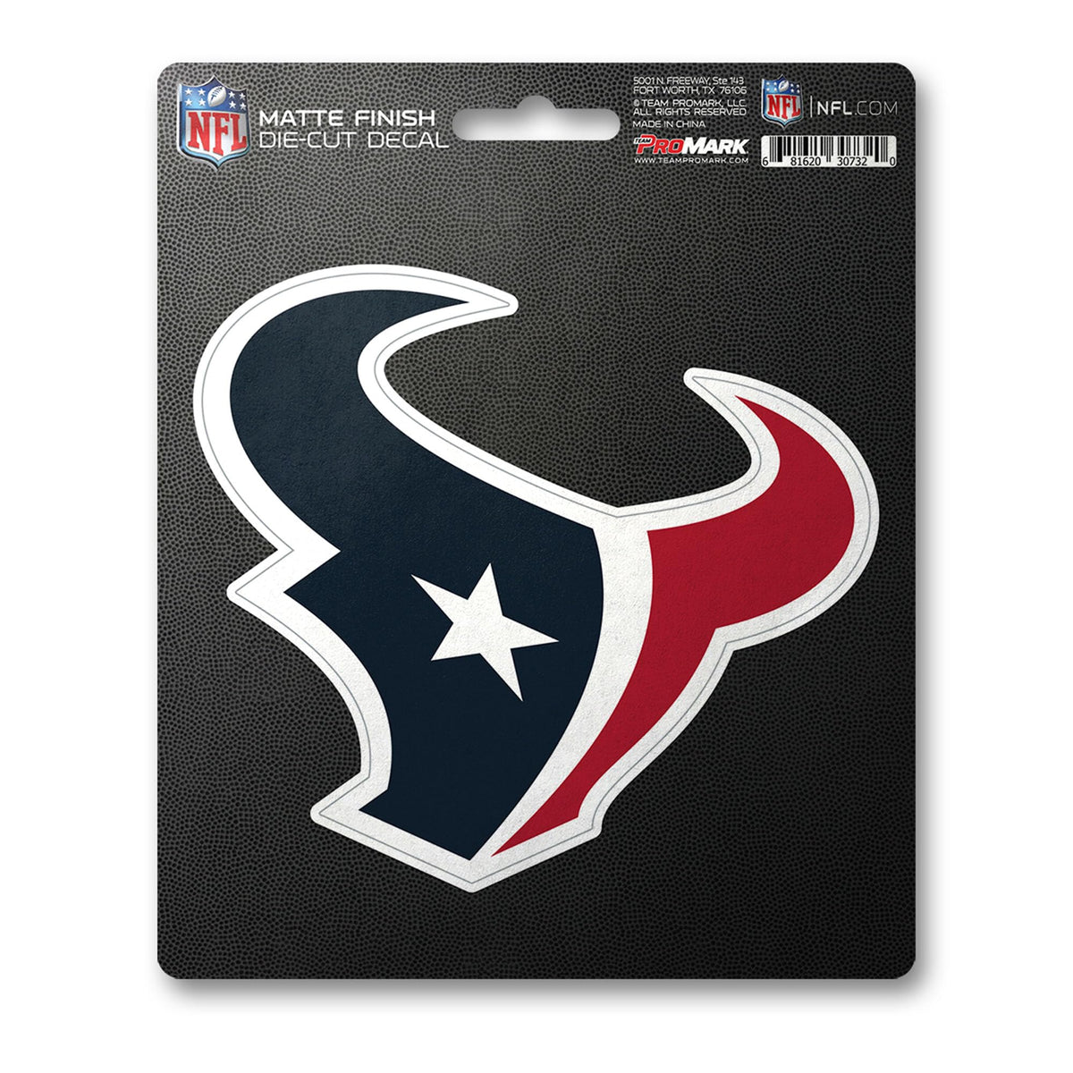 FANMATS 61244 Houston Texans Matte Decal Sticker