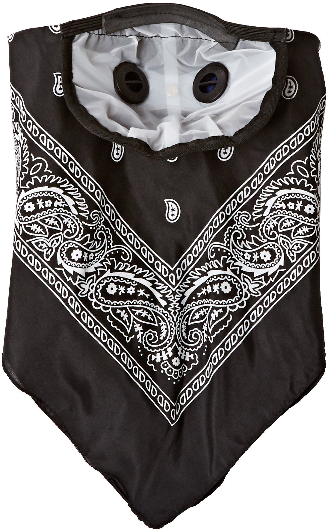 ATV TEK, Universal Bandana Style Dust Masks with Suspension Straps & 3D Nose Box - Black, XL