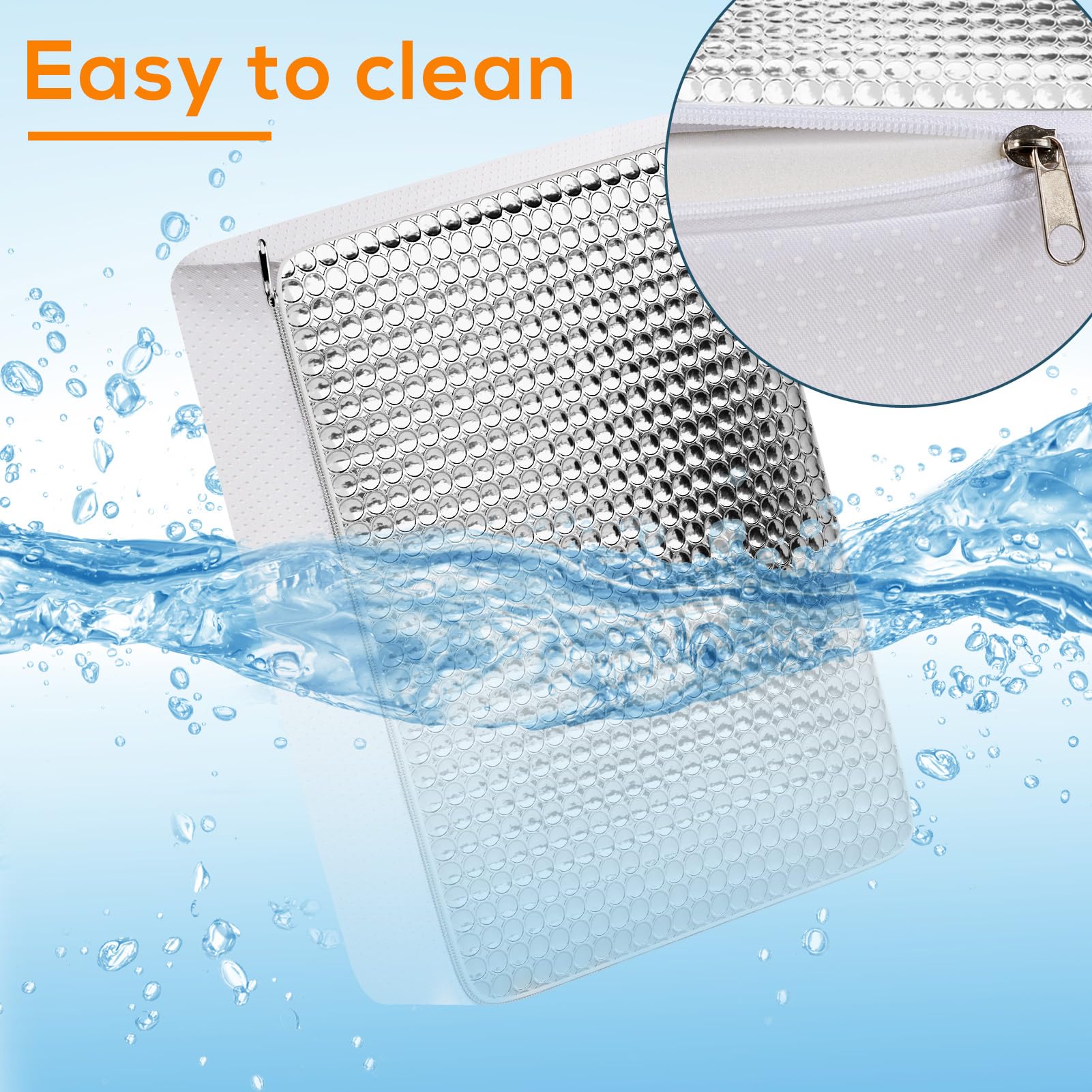 Yunvi Rv Skylight Insulator 14X22X2.8,Rv Vent Cover And Skylight Shade,Waterproof Rv Vent Insulator Sunroof Pillow For Inside Ca