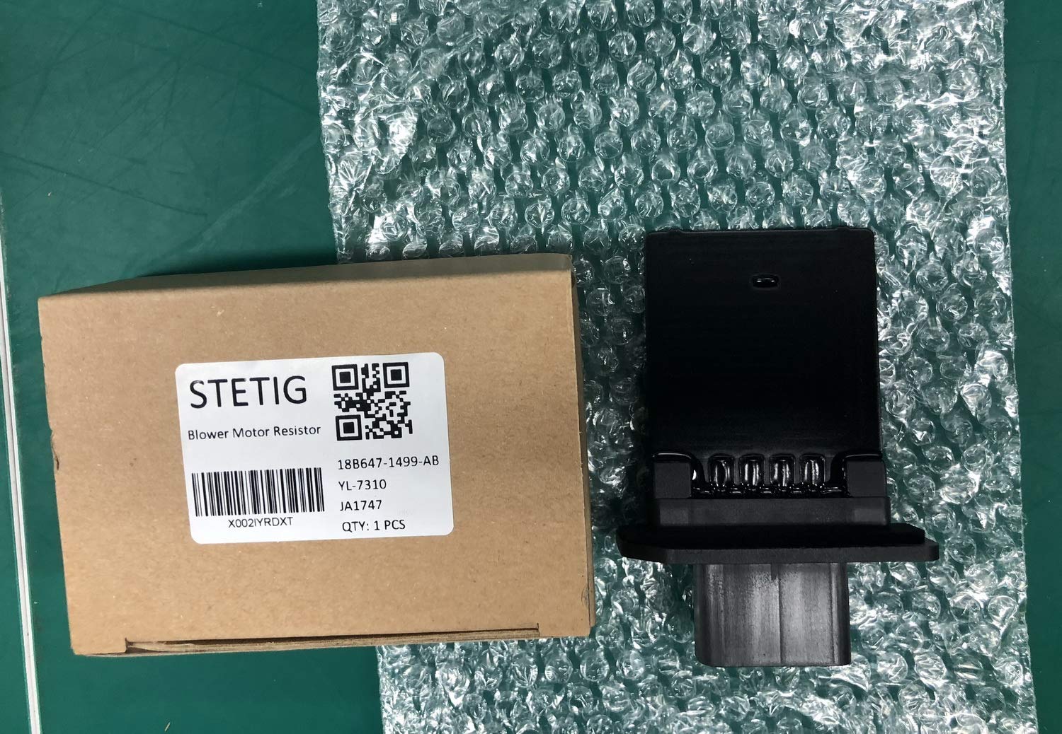 Front Manual Temp Control Blower Motor Resistor Fits 08-09 Taurus X / 08-09 Escape - 09-09 Mks - 08-10 Tribute - 08-11 Mariner /