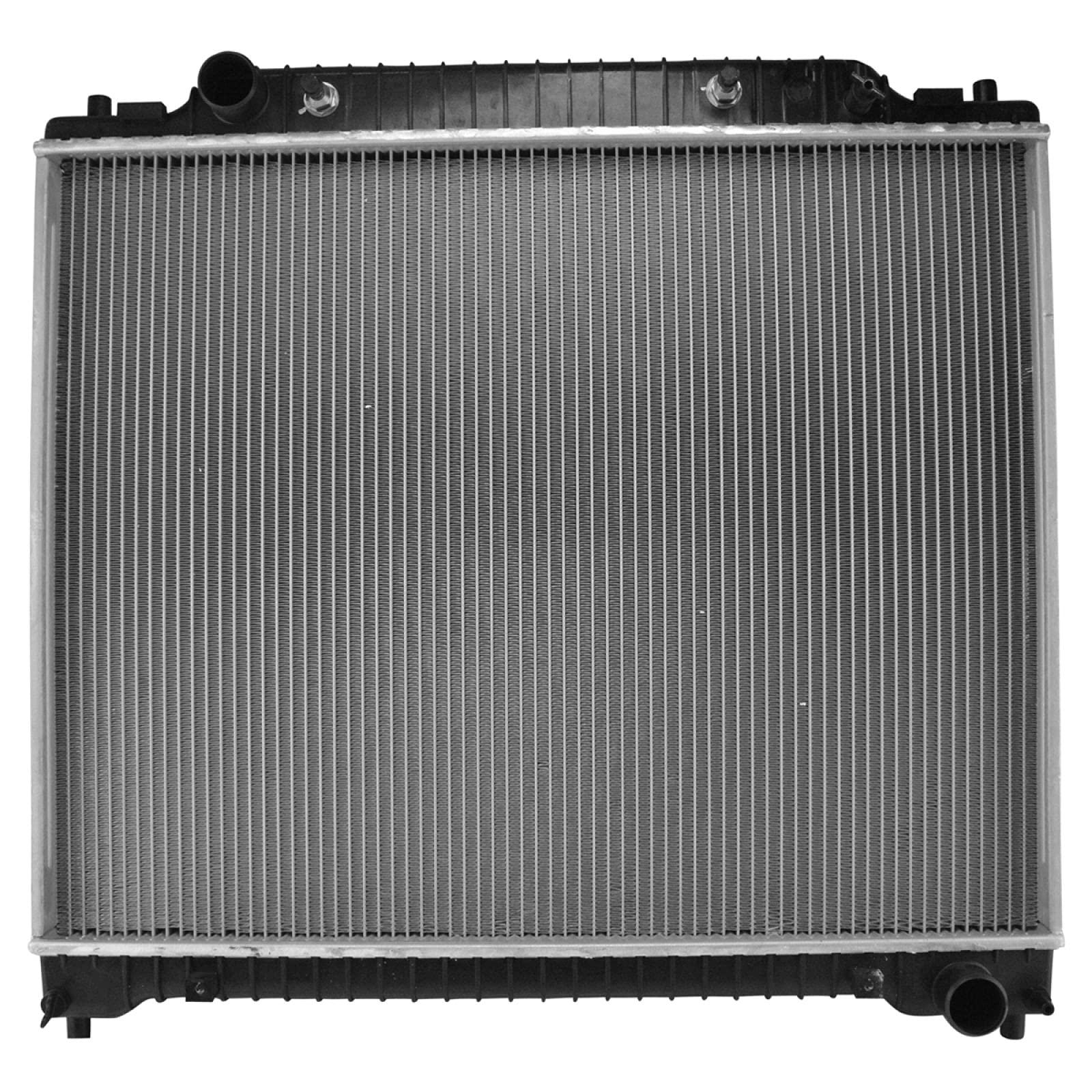 Trq Radiator Assembly Aluminum Core Compatible With 03-14 Ford E-150 03-05 E-150 Club Wagon 97-02 E-150 Econoline E-150 Econolin