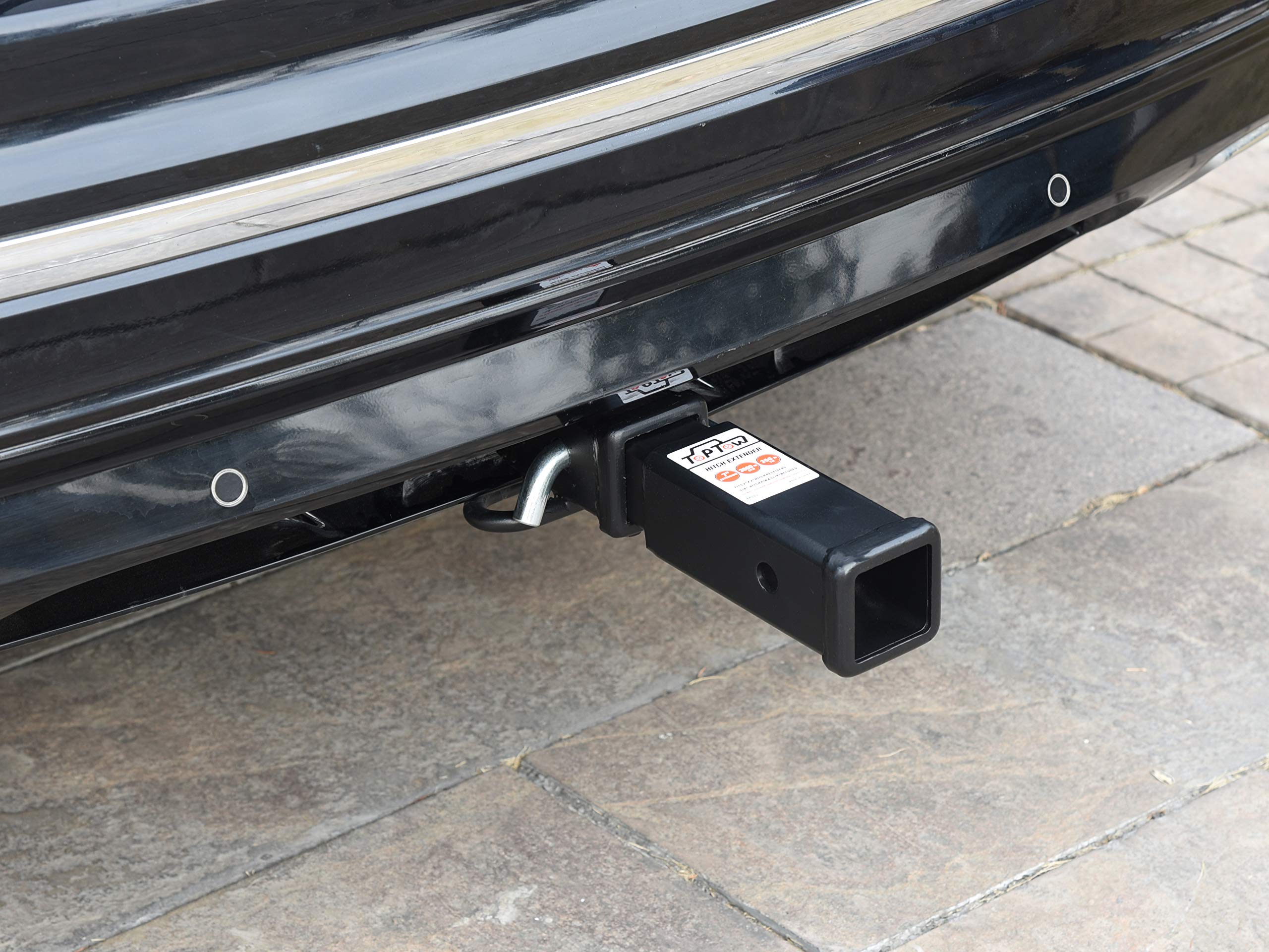 Toptow Hitch Extender, Fits For 2 Inch Receiver, 7 Inch Extension Length, With 5/8 Inch Hitch Pin
