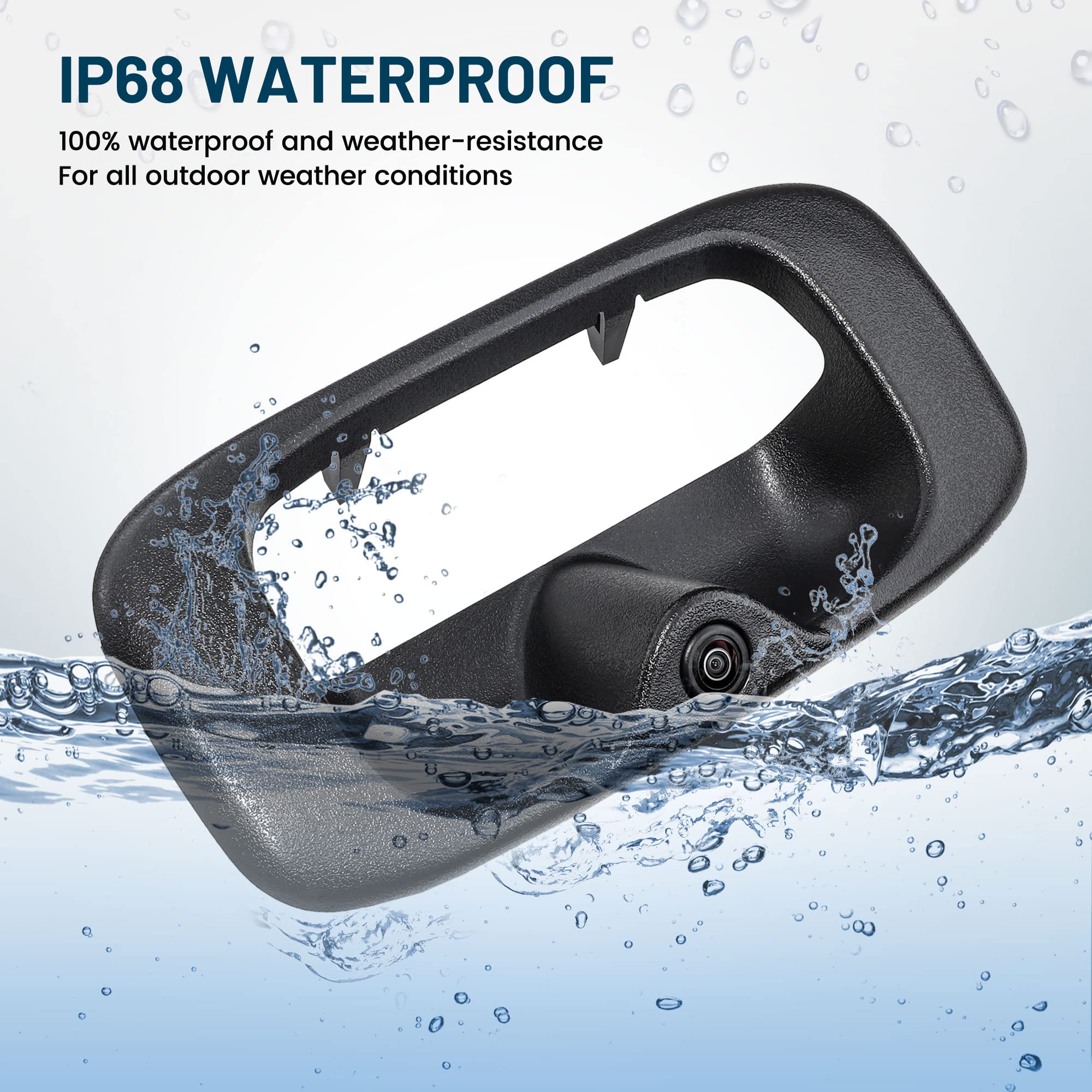 Eway Tailgate Handle Backup Camera For 1999-2007 Chevy Silverado Gmc Sierra 1500 2500 3500 Hd Classic Tailgate Reversing Rear Vi