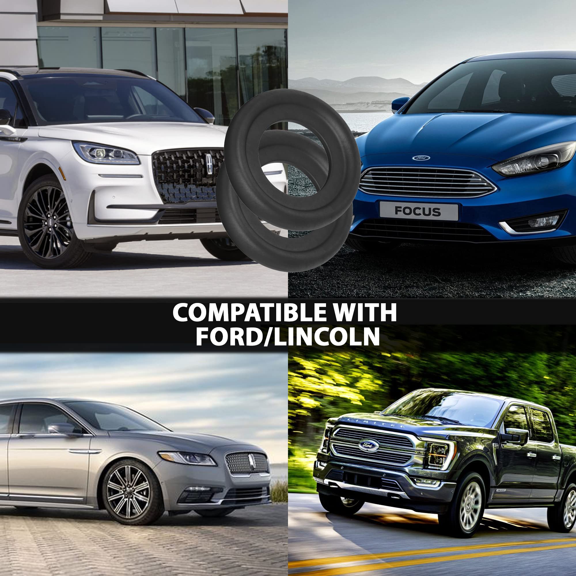 15Pcs Oil Drain Plug Crush Rubber Washer Gasket Seal - 12Mm Replacement For Ford/Lincoln/Mercury - Oem F5Tz-6734-Ba Fits For For