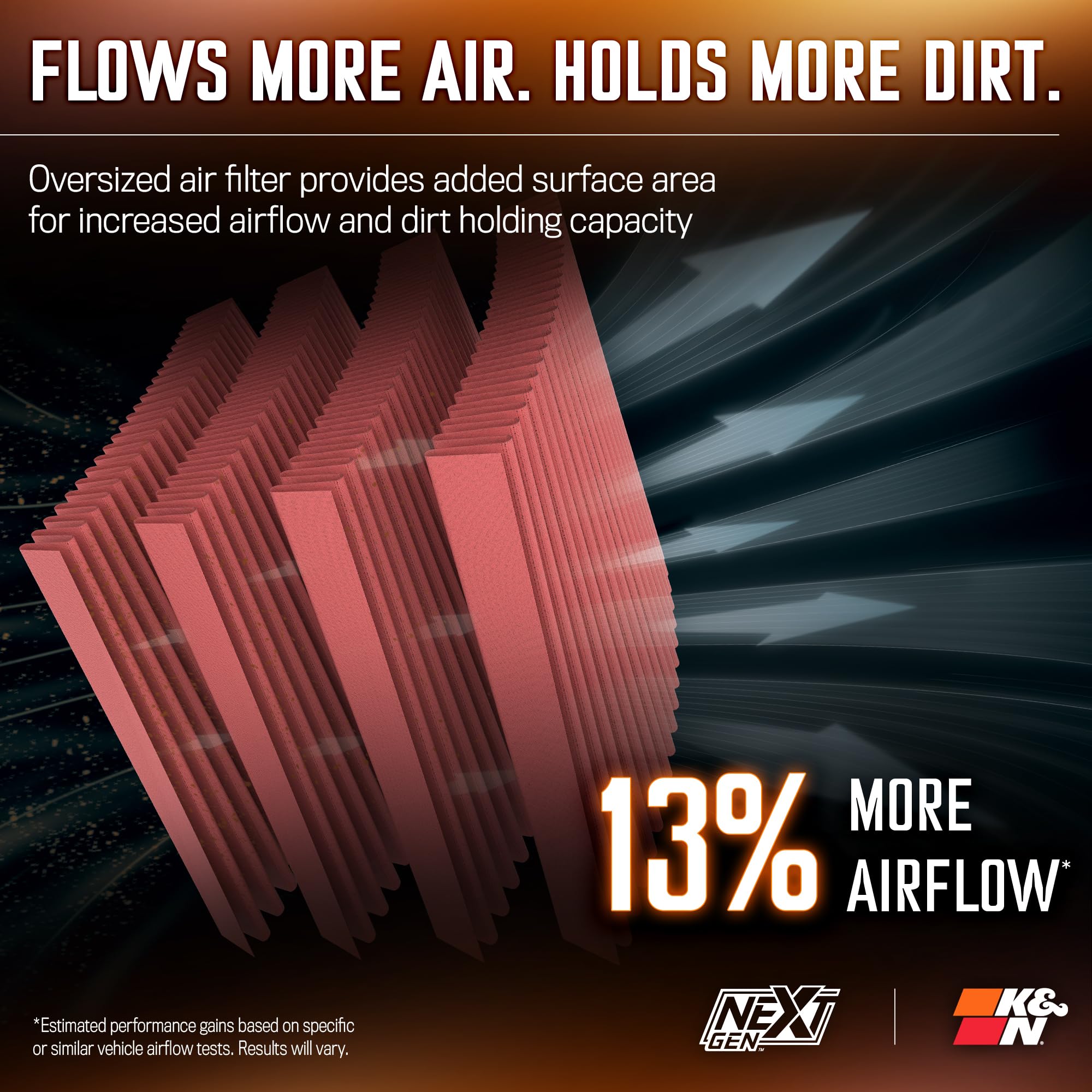 K&N Nextgen Cold Air Intake System: High-Flow Cotton Filter: Compatible With 2014-2020 Cadillac/Chevrloet/Gmc Escalade; Silverad