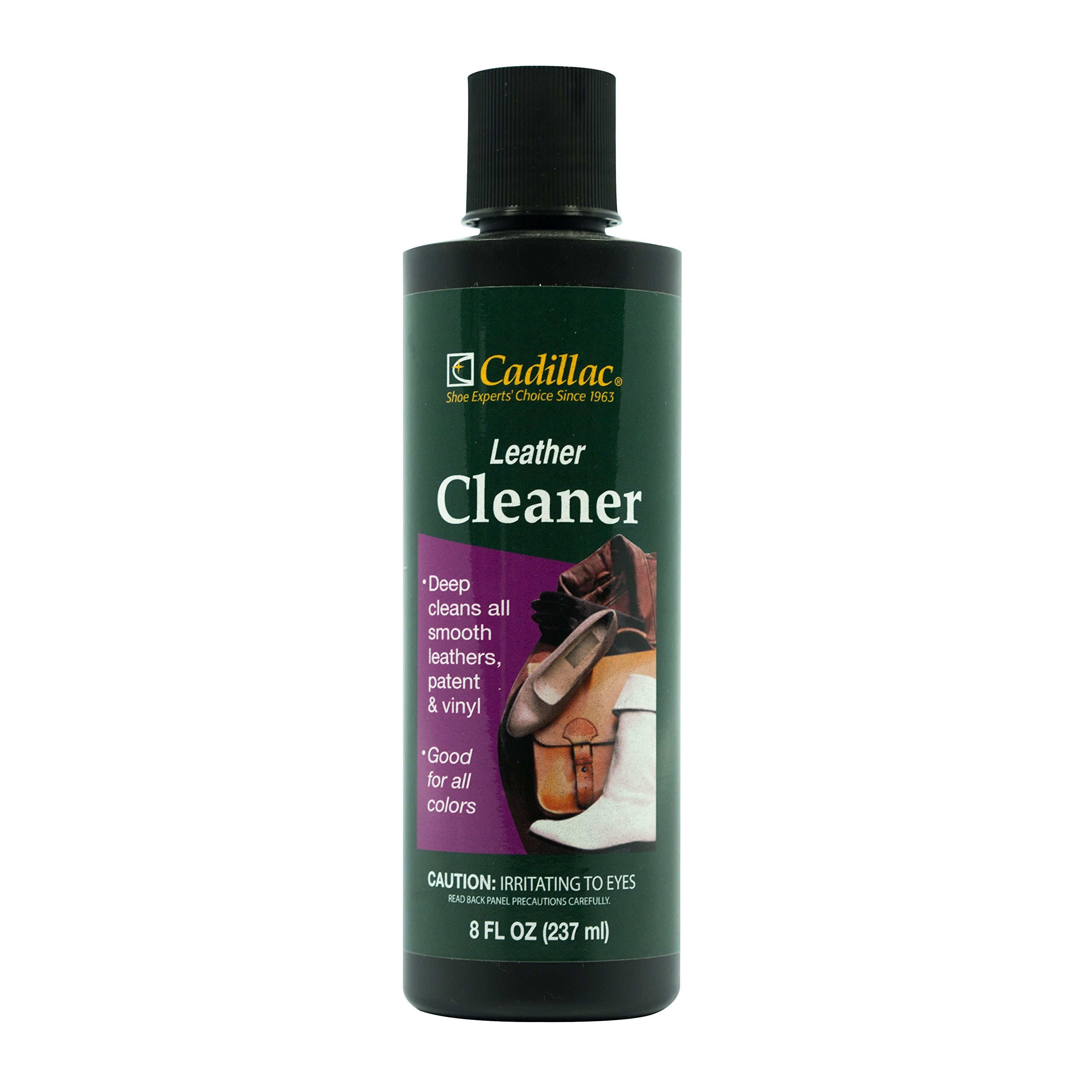 Cadillac Leather Cleaner - Great For Shoes, Boots, Handbags, Car Upholstery, Furniture- Removes Surface Dirt, Grime, Salt And Mo