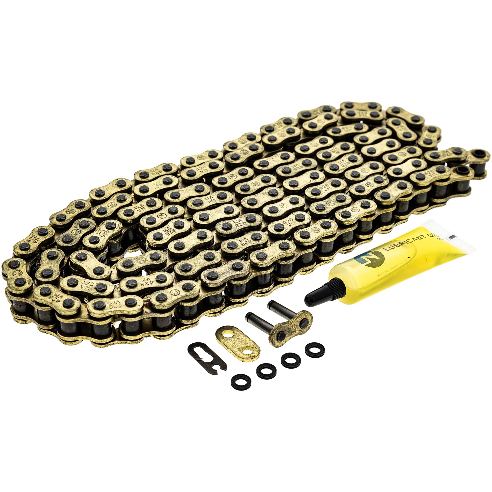 Niche Gold 428 X-Ring Chain 136 Links With Connecting Master Link