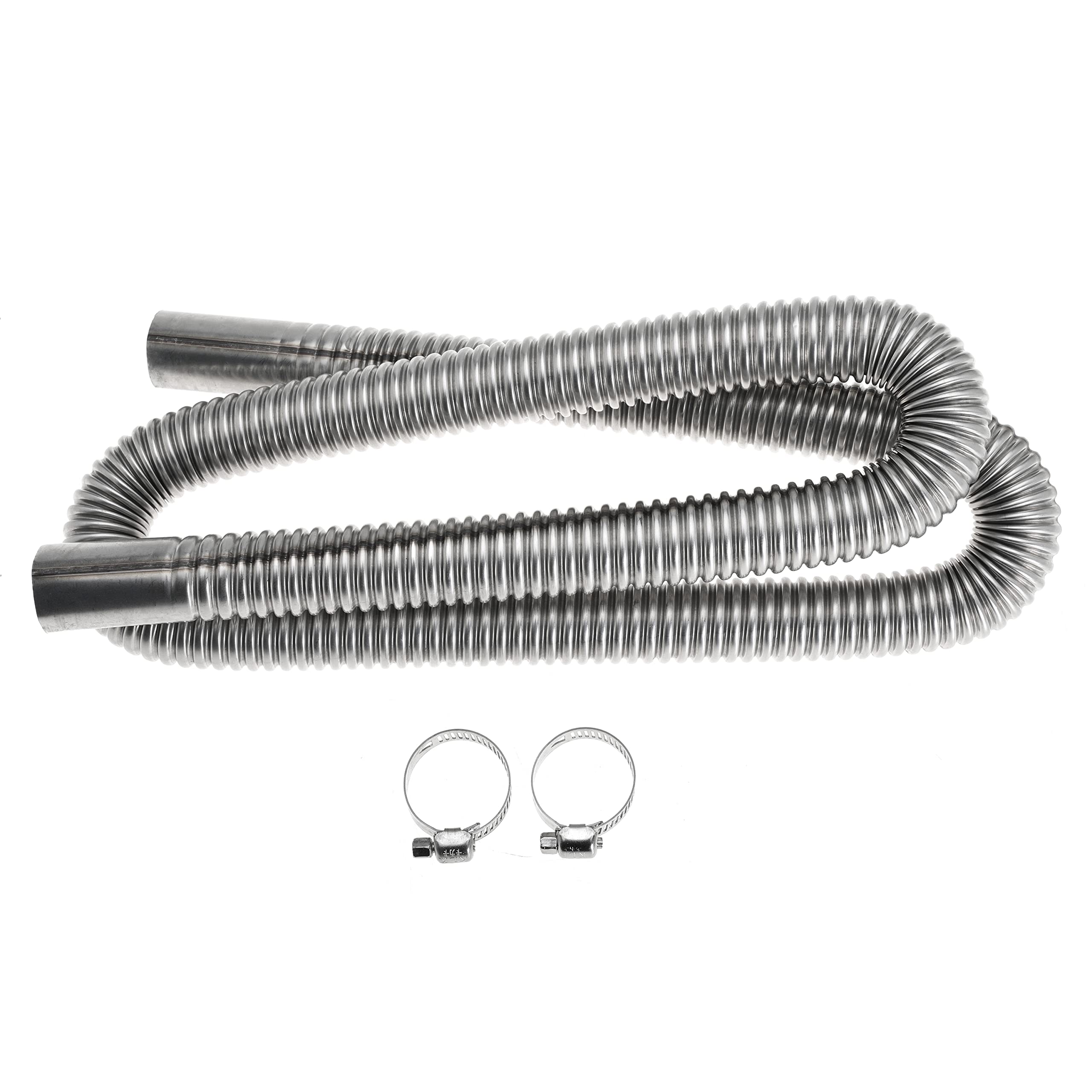120cm 1 inch Heater Exhaust Pipe Generator Exhaust Extension Fuel Tank Gas Vent Hose with Clamps