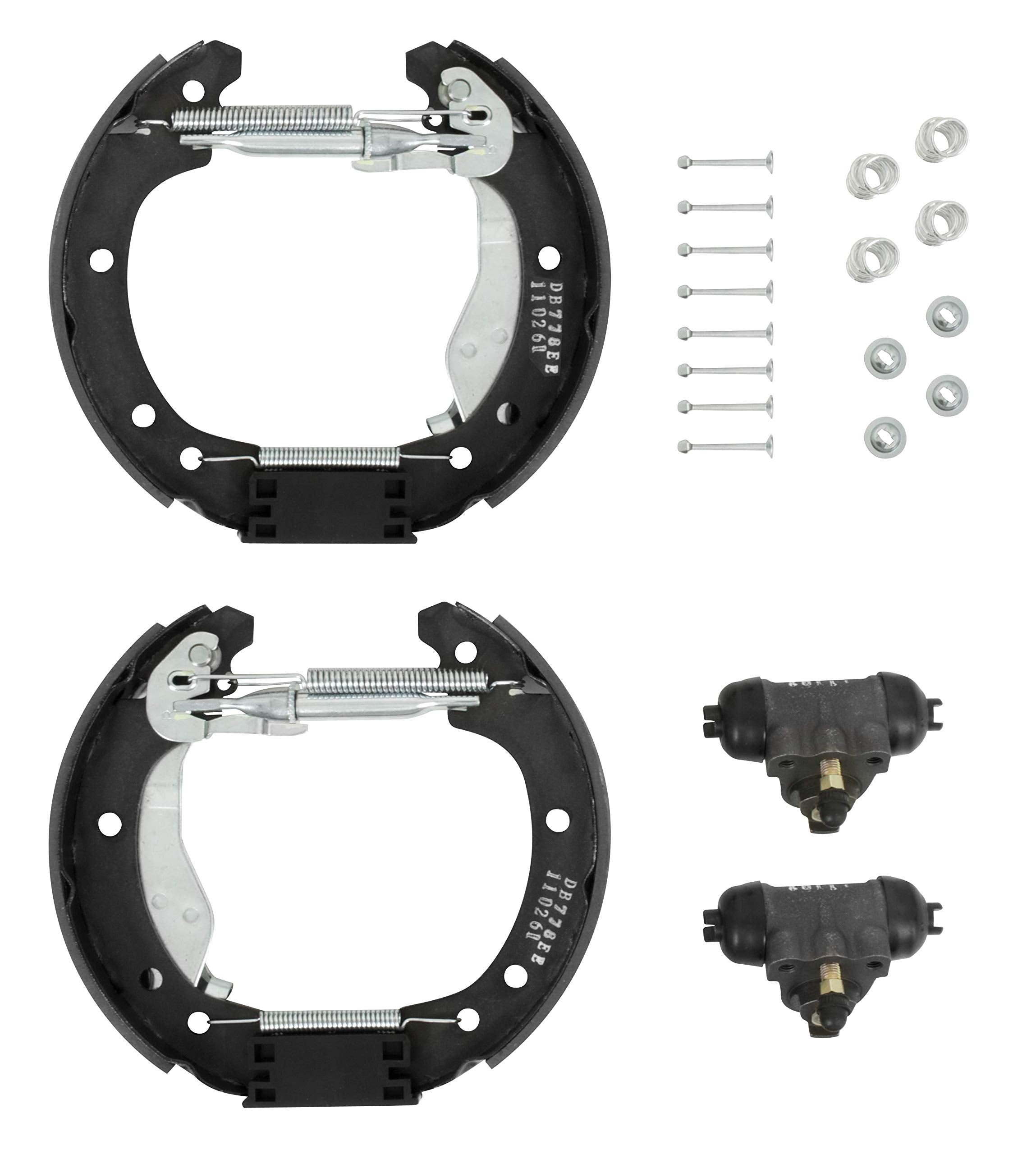 Bendix Premium Sk637 Rear Brake Shoe Kit For Saturn Sc 1992-1991, Sc1 2002-1993, Sc2 2002-1993, Sl 2002-1991, Sl1 2002-1991, Sl2
