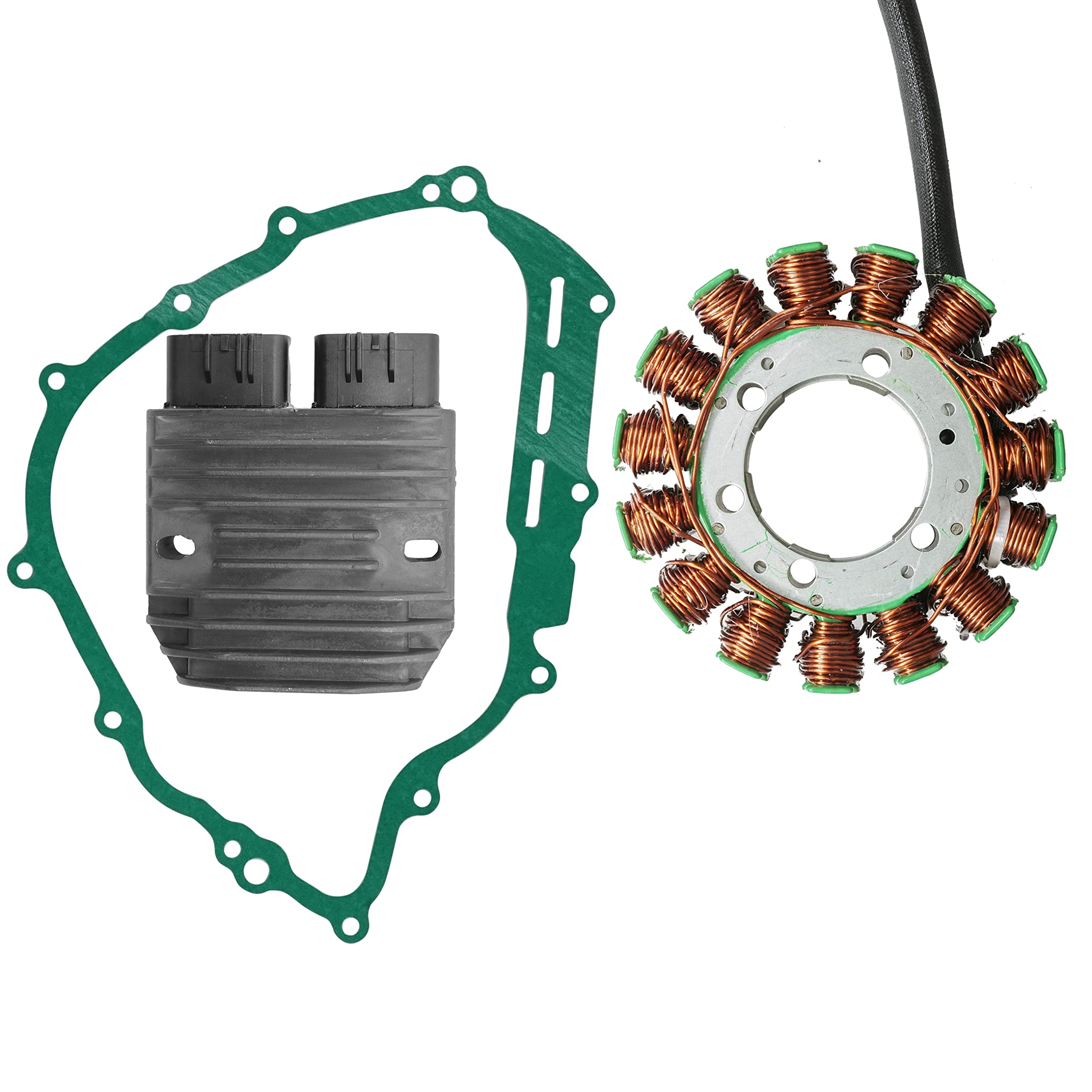 Caltric Stator And Regulator Rectifier With Gasket Compatible With Yamaha Rhino 700 Yxr700F 4X4 Fi 2008-2013